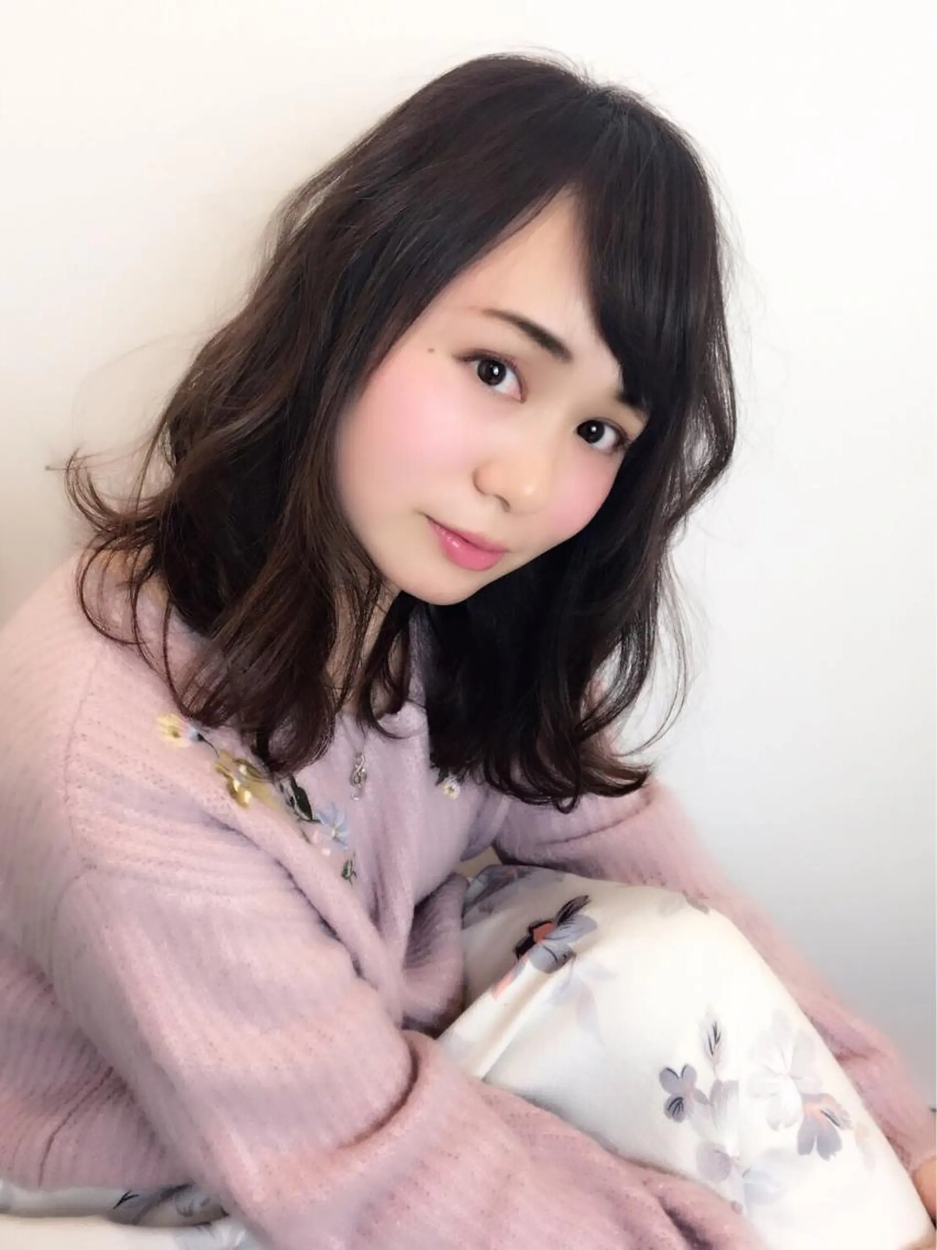 ミディアム カラー パーマ ハイライト/髪質改善 ✂️十河祐輝のヘアスタイル