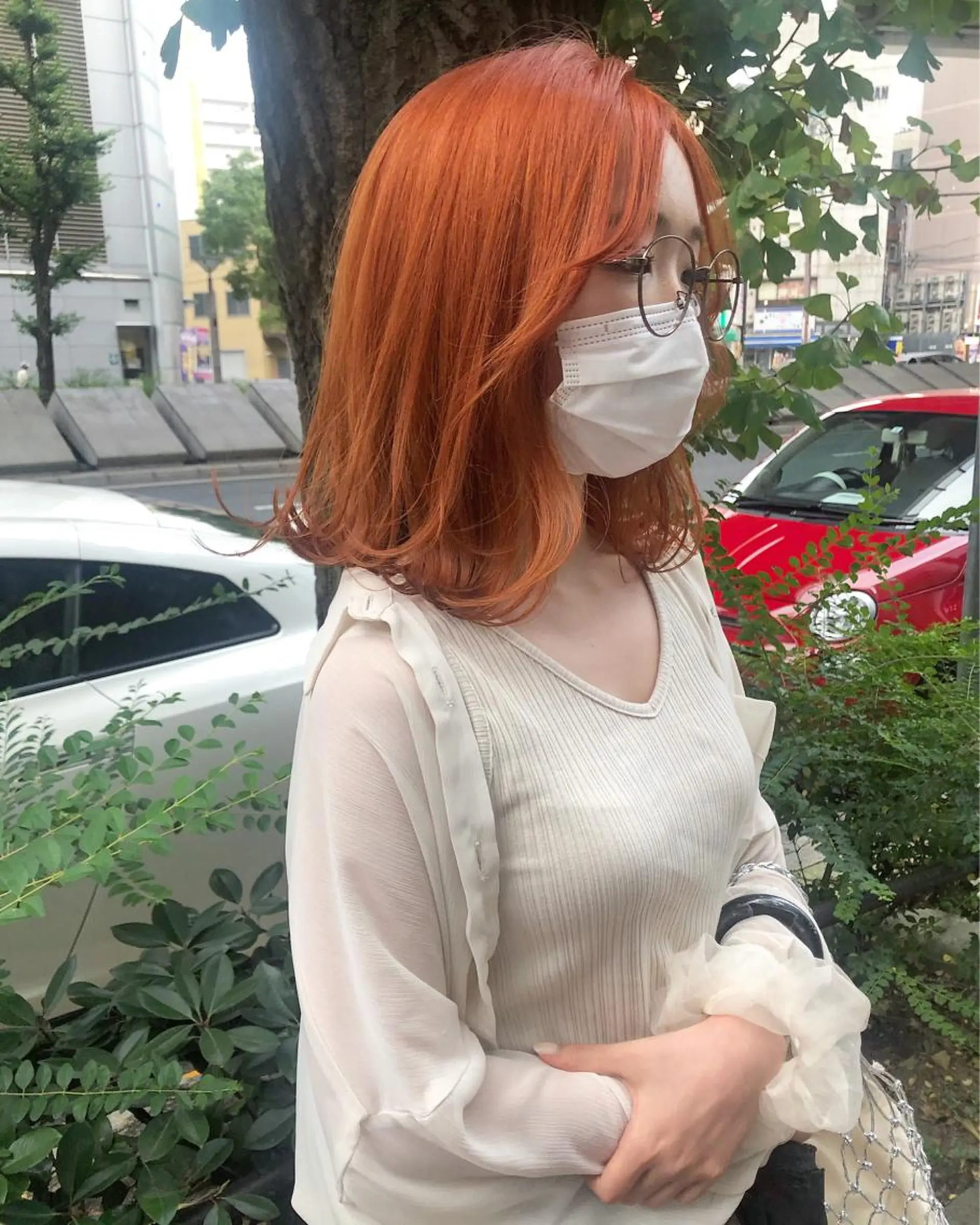 ミディアム カラー 【Luis なんば】のヘアスタイル