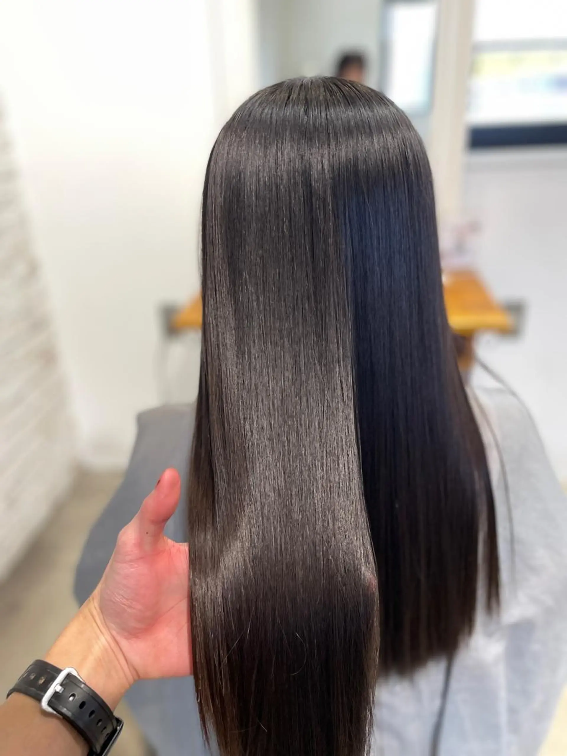 セミロング ショートボブ セミロングパーマ ボブ くせ毛 髪質改善 縮毛矯正 フリーランス美容師 TAMIOのヘアスタイル