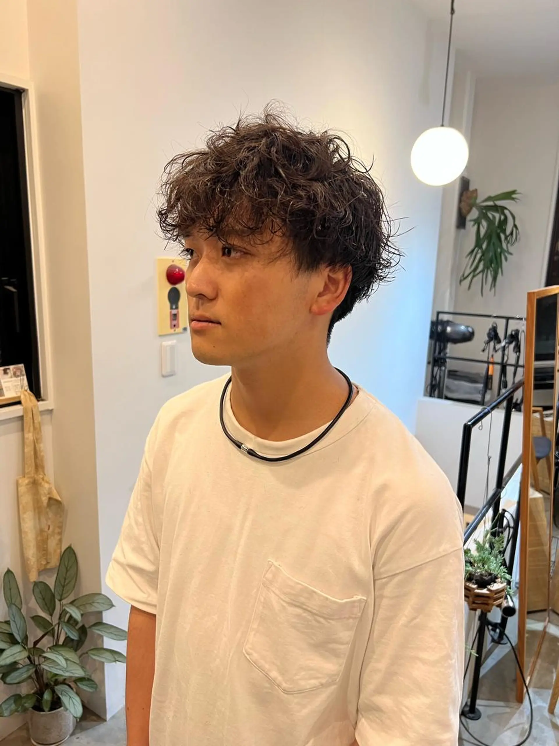 ショート メンズ メンズパーマ 大阪メンズハイトーン /スパイキー/RAIのヘアスタイル