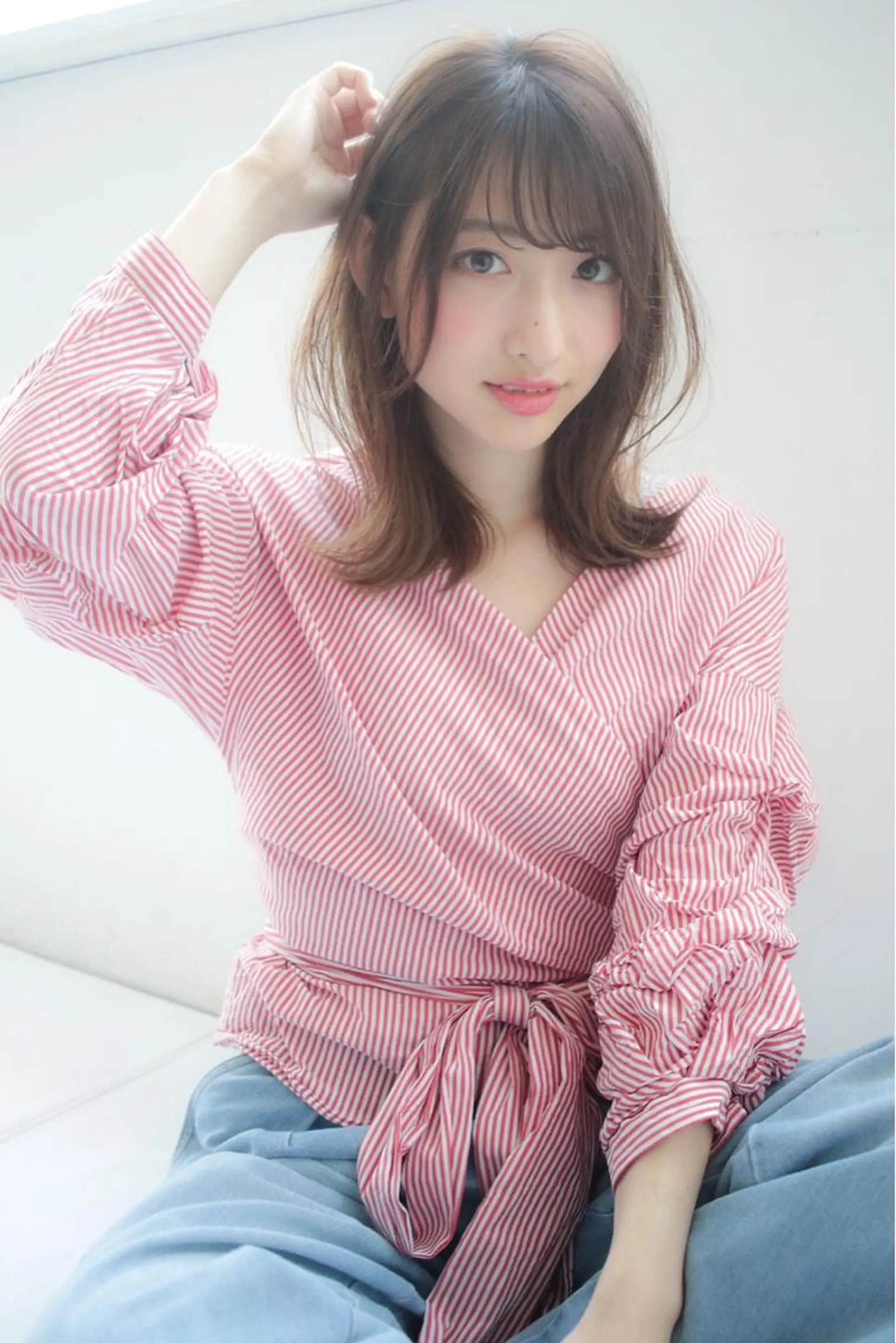 ミディアム 🪞手軽に✨可愛く /池袋　LAND🪞のヘアスタイル