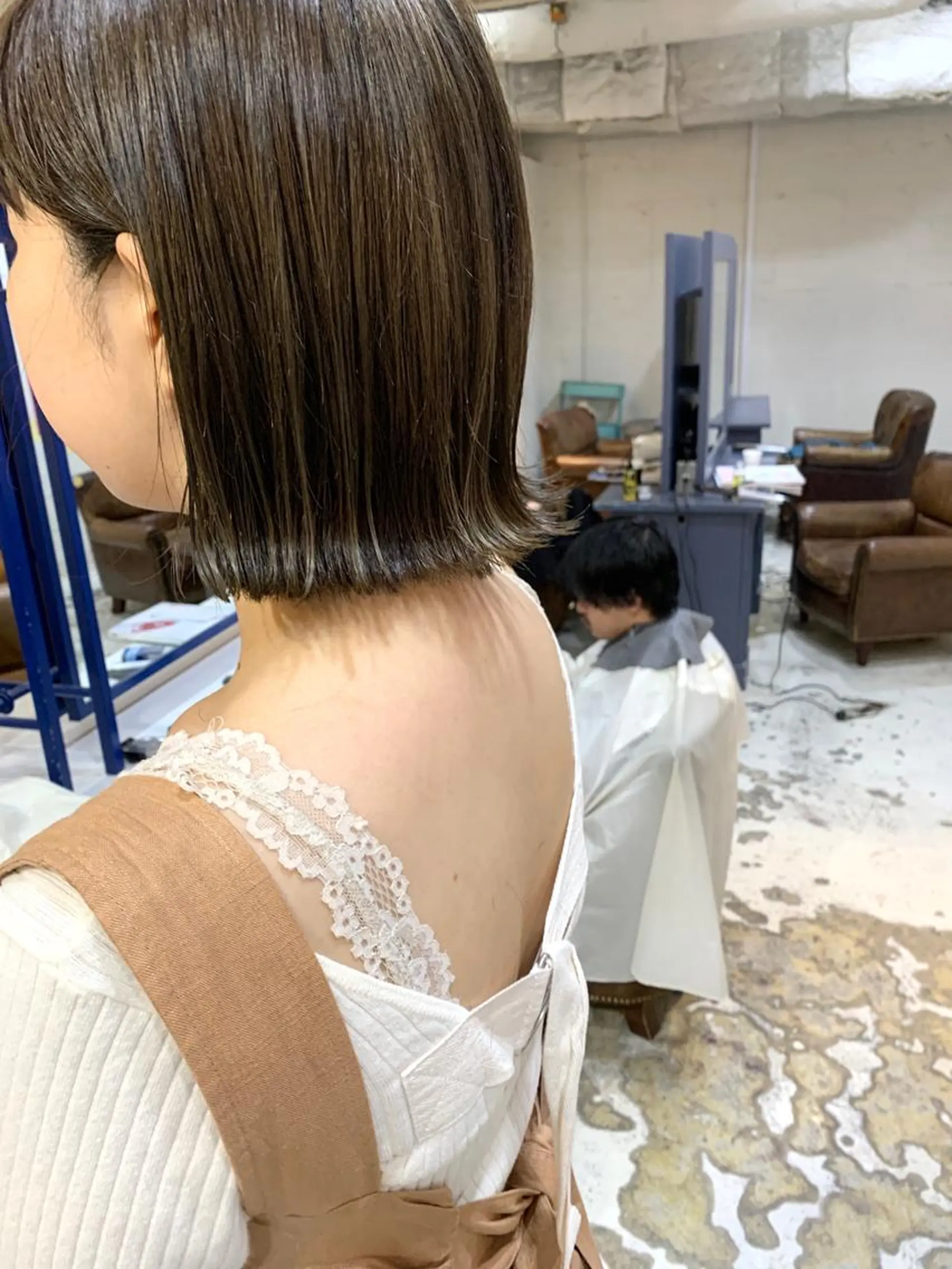 ミディアム カット ヘアカラー トリートメント La Lauren所属・ダブルカラー/ボブ/ 💈JUNYA💈のヘアスタイル