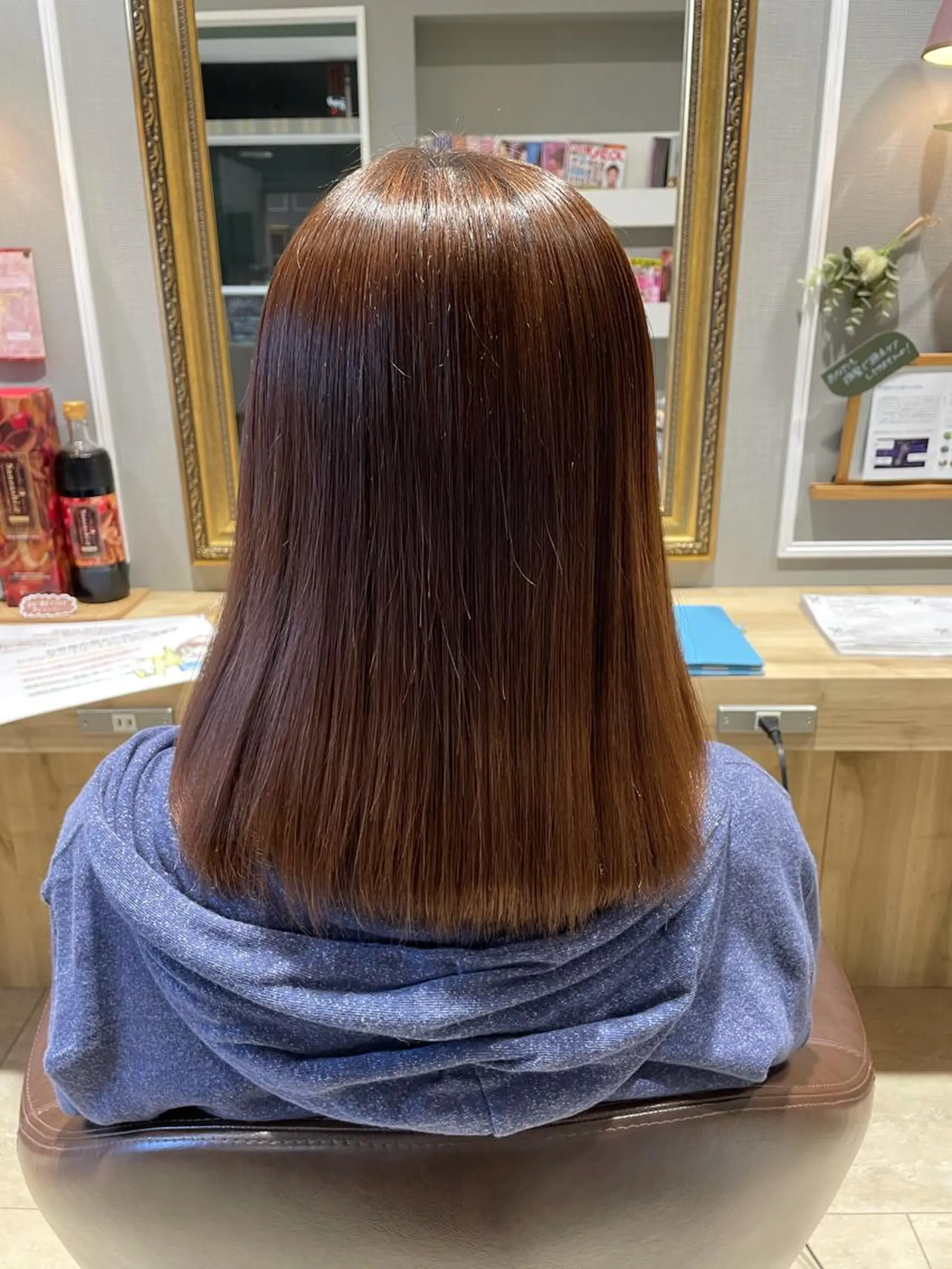 ミディアム 縮毛矯正 ⭐️齋藤成⭐️ ECLAT HAIRのヘアスタイル