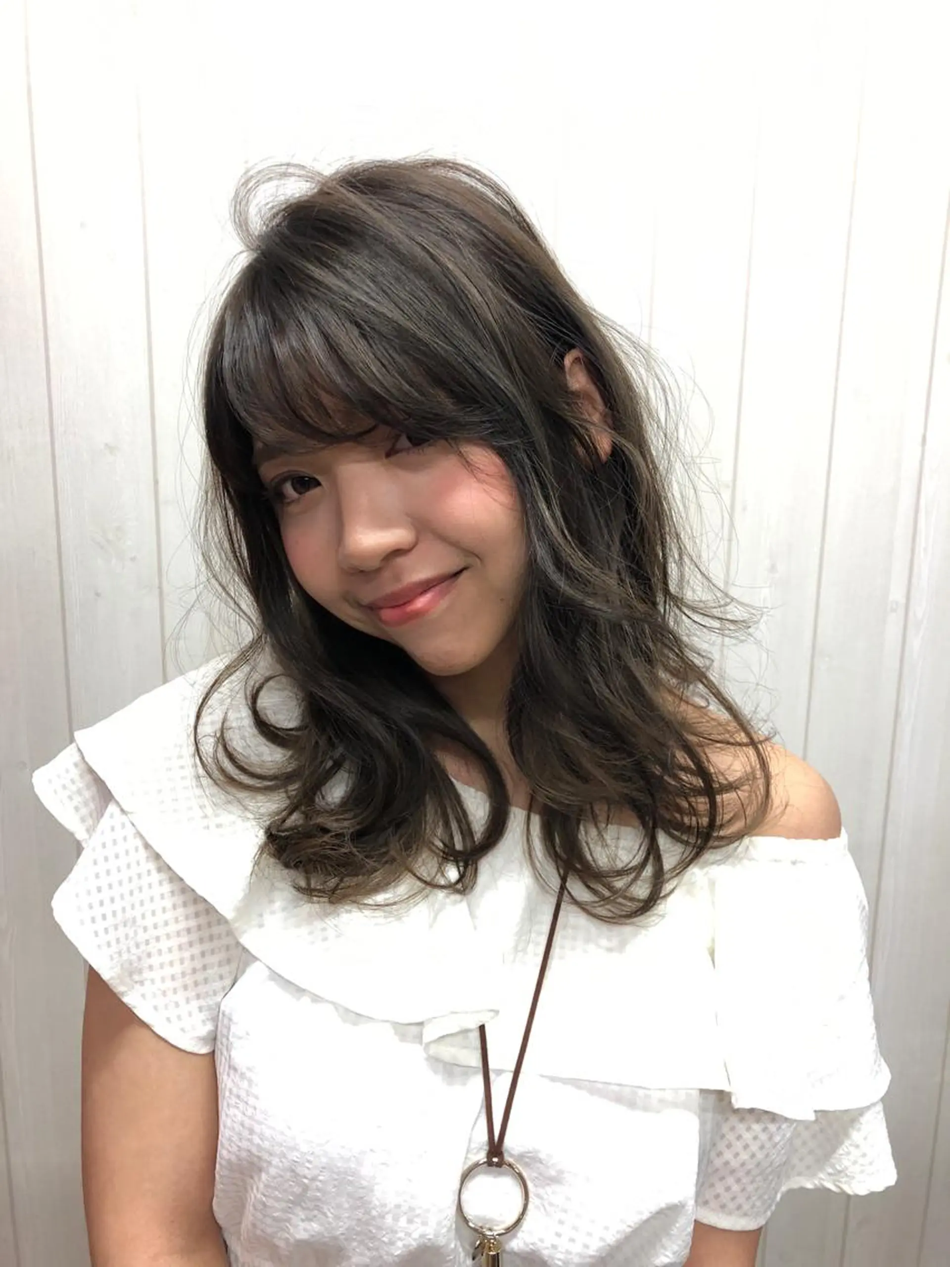 セミロング omocha hair salon所属・大嶋 伸吾のヘアスタイル