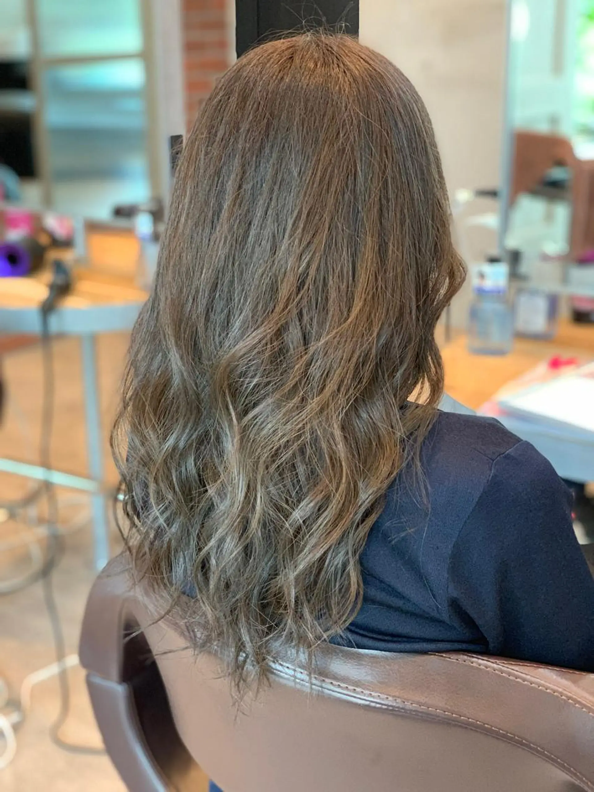 セミロング カラー 🫧髪質改善 講師🫧🍎幹細胞のヘアスタイル