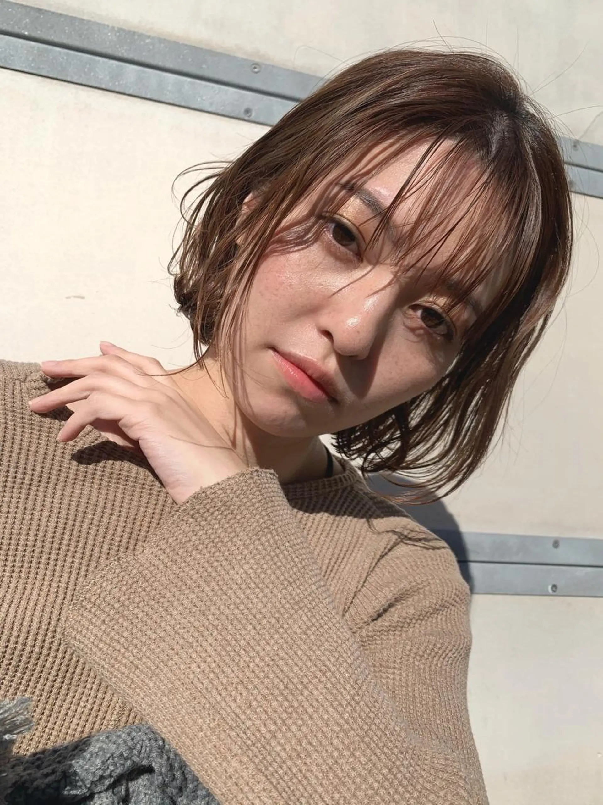 ミディアム ヘアカラー トリートメント ショート/ボブ特化 相良 真子のヘアスタイル