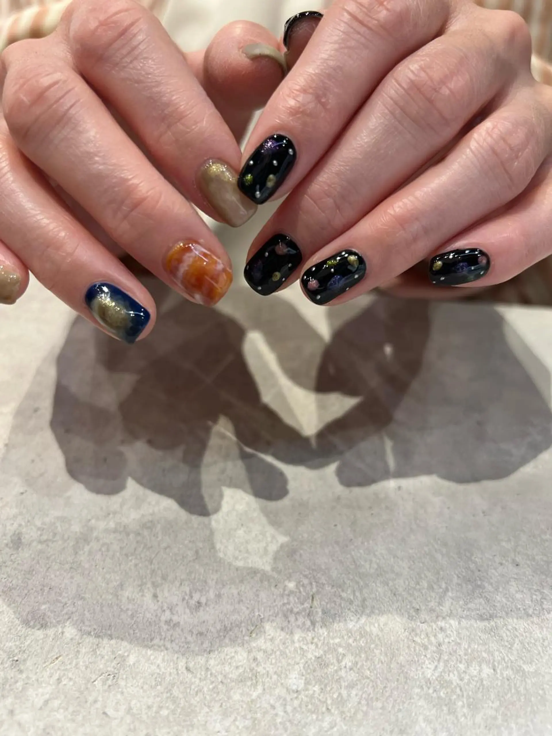 ネイル アートネイル 個性派ニュアンス ネイル Nao.のネイルデザイン