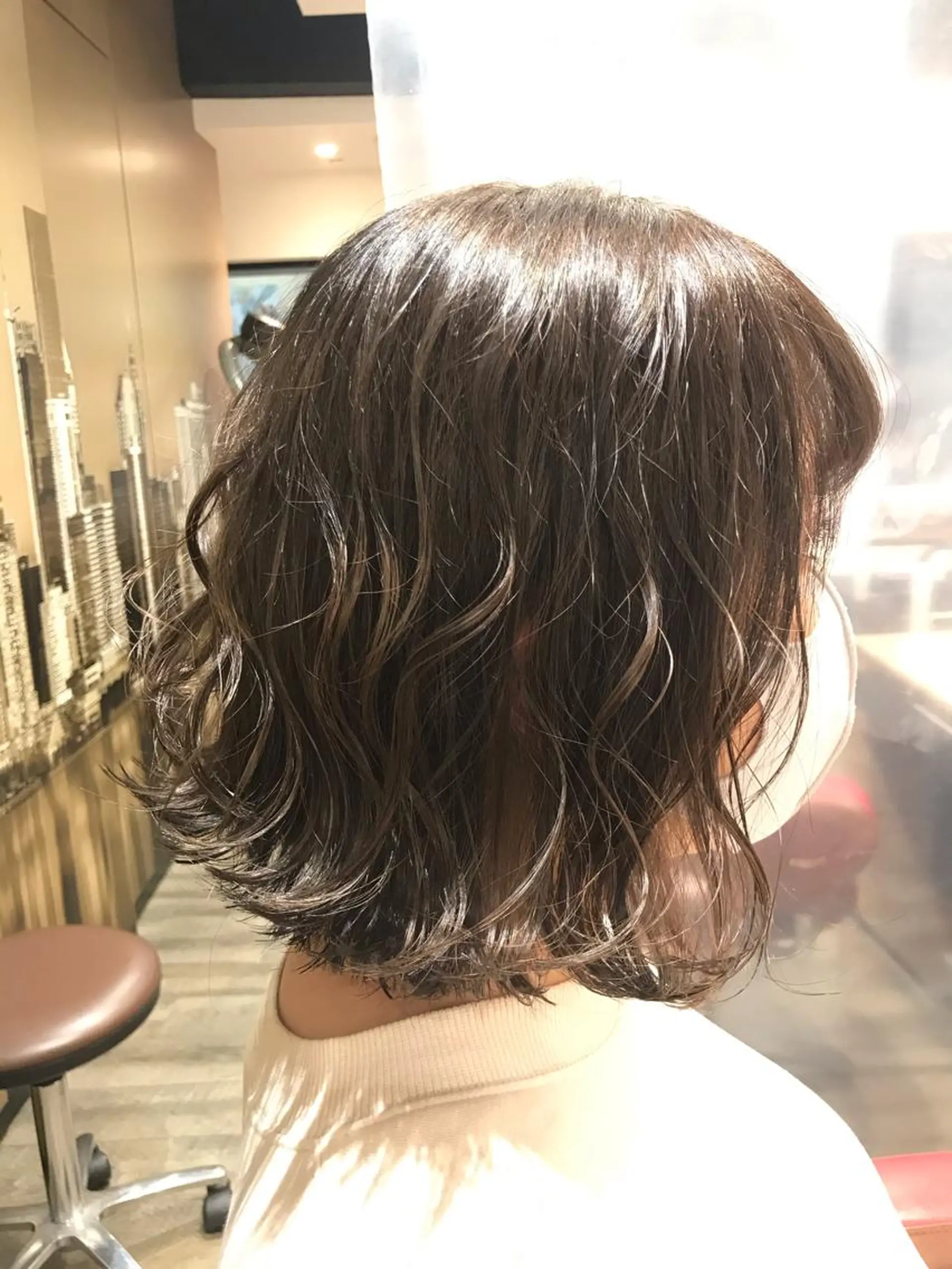 セミロング カラー グレージュ ボブ 12月限定クーポン 💕大量更新ブリーチのヘアスタイル