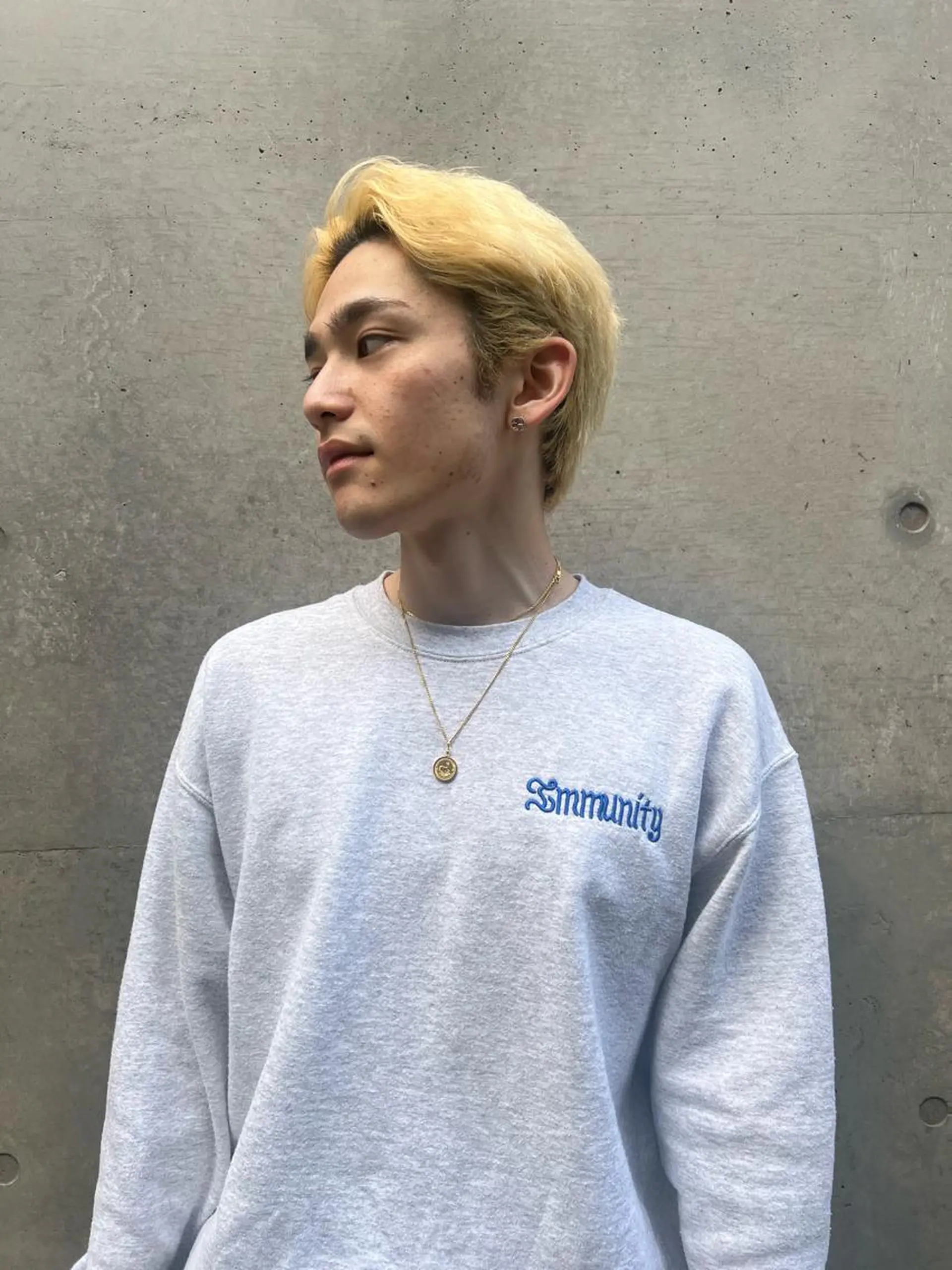 ミディアム カラー メンズ カット ヘアカラー メンズスタイリスト リュウジのヘアスタイル