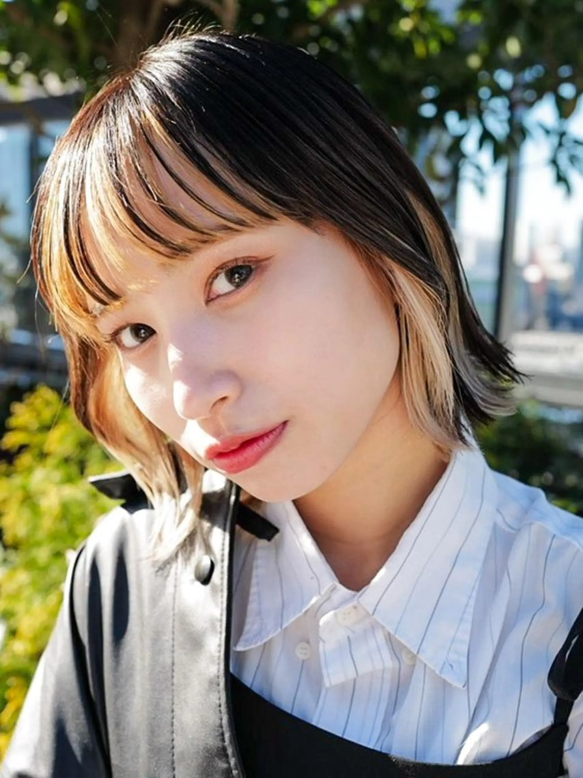 ショート カラー ヘアアレンジ cecil hair 難波店所属・髪質改善透明感カラー /SHOGO☀️のヘアスタイル