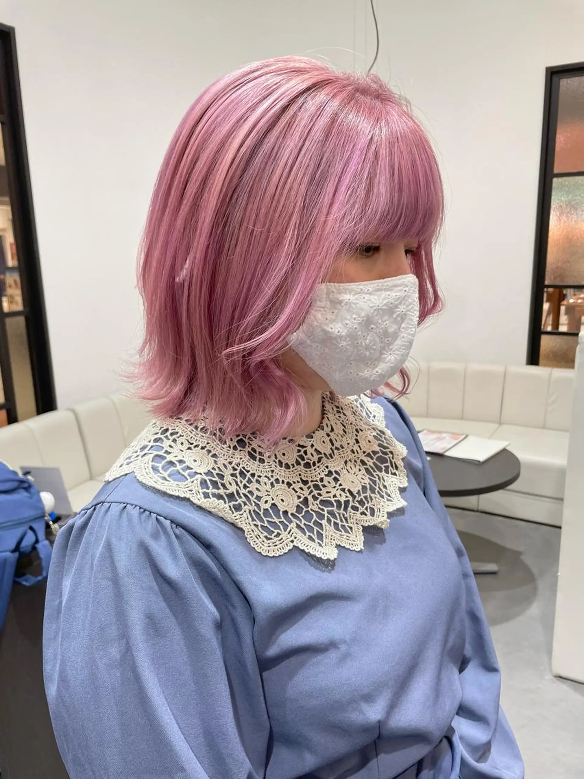 ショート カラー ヘアアレンジ ヘアカラー トリートメント 小倉 愛里のヘアスタイル