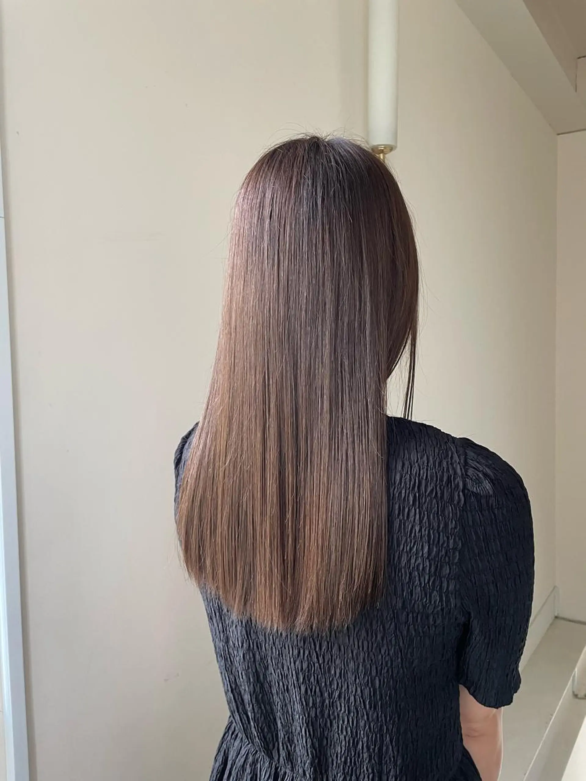 ミディアム カラー 髪質改善 縮毛矯正 トリートメント Re.ly所属・Ly🎀 Ricoのヘアスタイル