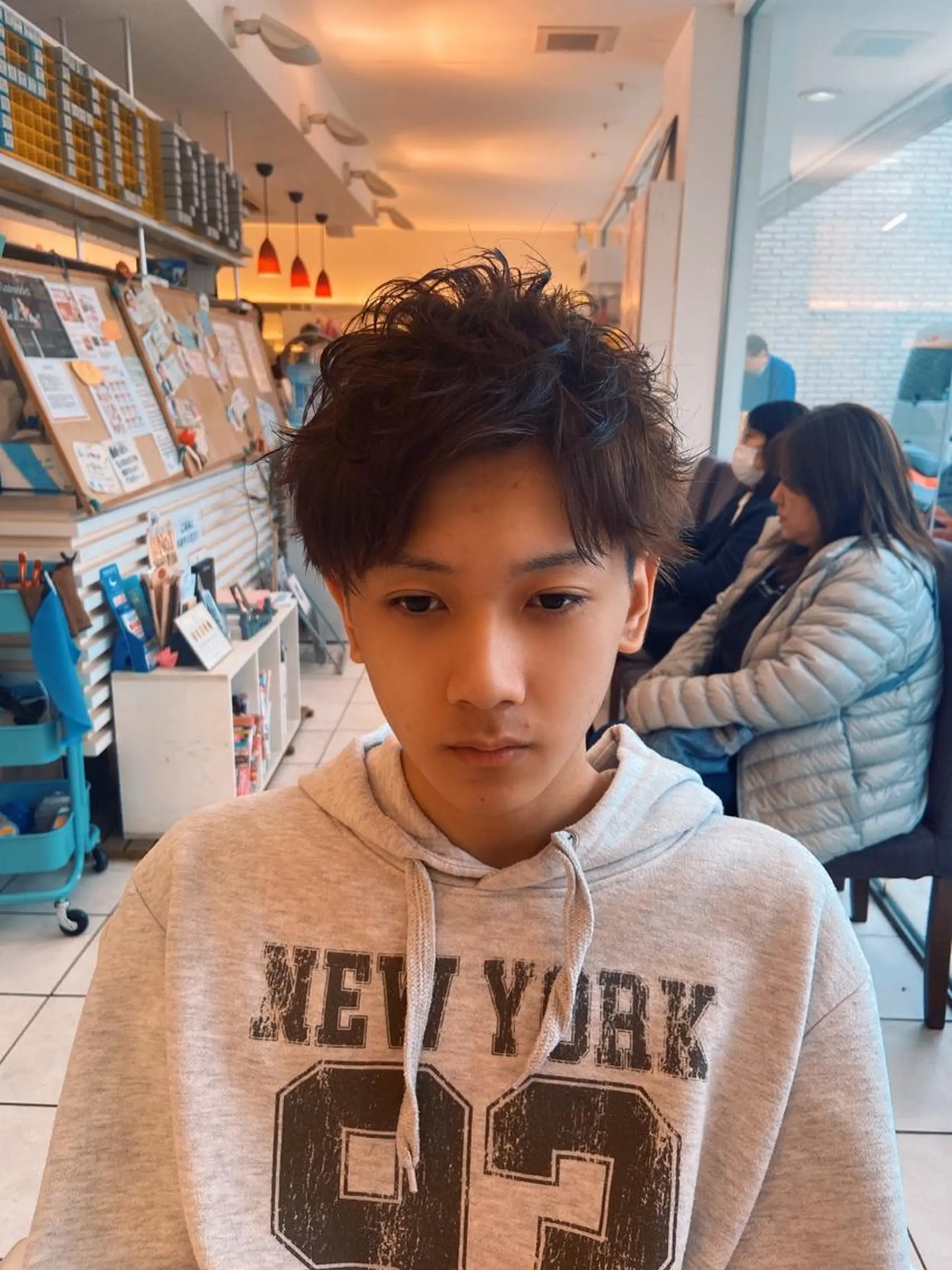 パーマ メンズ メンズパーマ 髪質改善美容室bokuno町田店所属・メンズ＆髪質改善縮毛 矯正【平山🔥拓哉】のヘアスタイル