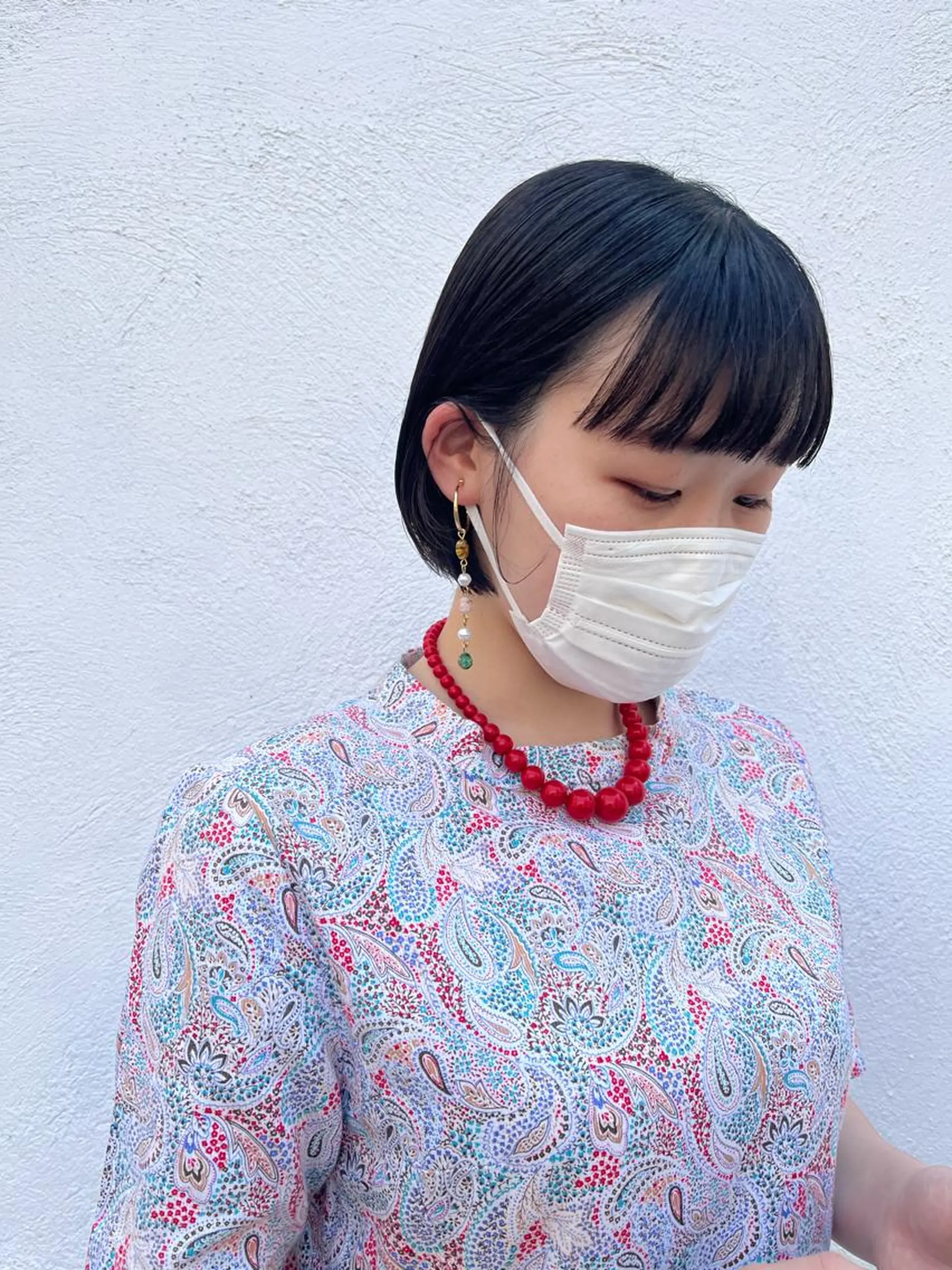 ショート ボブ ワイドバング SALOWIN神戸三宮店所属・【美髪を叶える】中谷 彰宏（アキ)のヘアスタイル