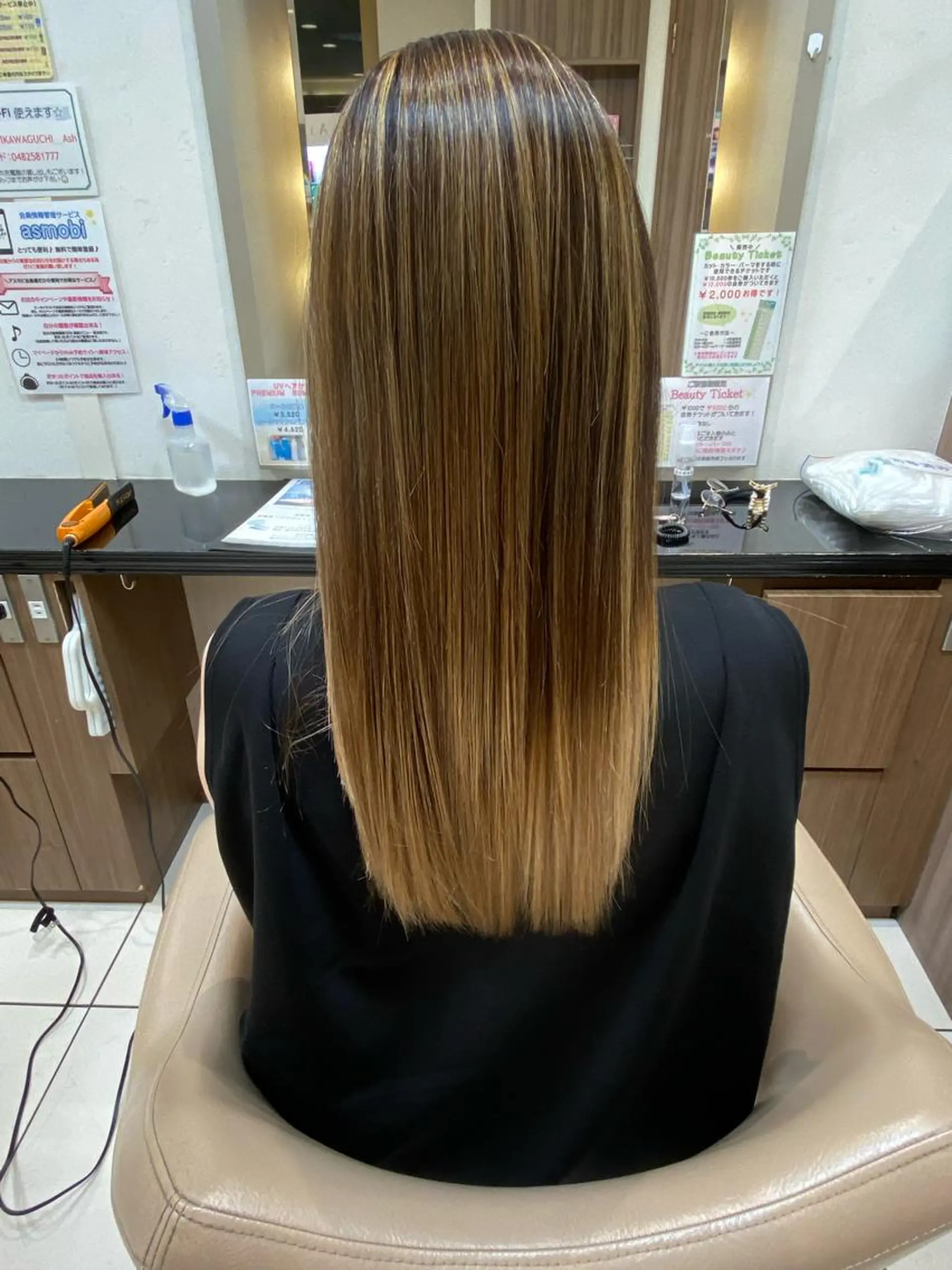 ロング パーマ 髪質改善 レイヤーカット 縮毛矯正 髪質改善縮毛矯正 💖店長 伊藤大輝のヘアスタイル