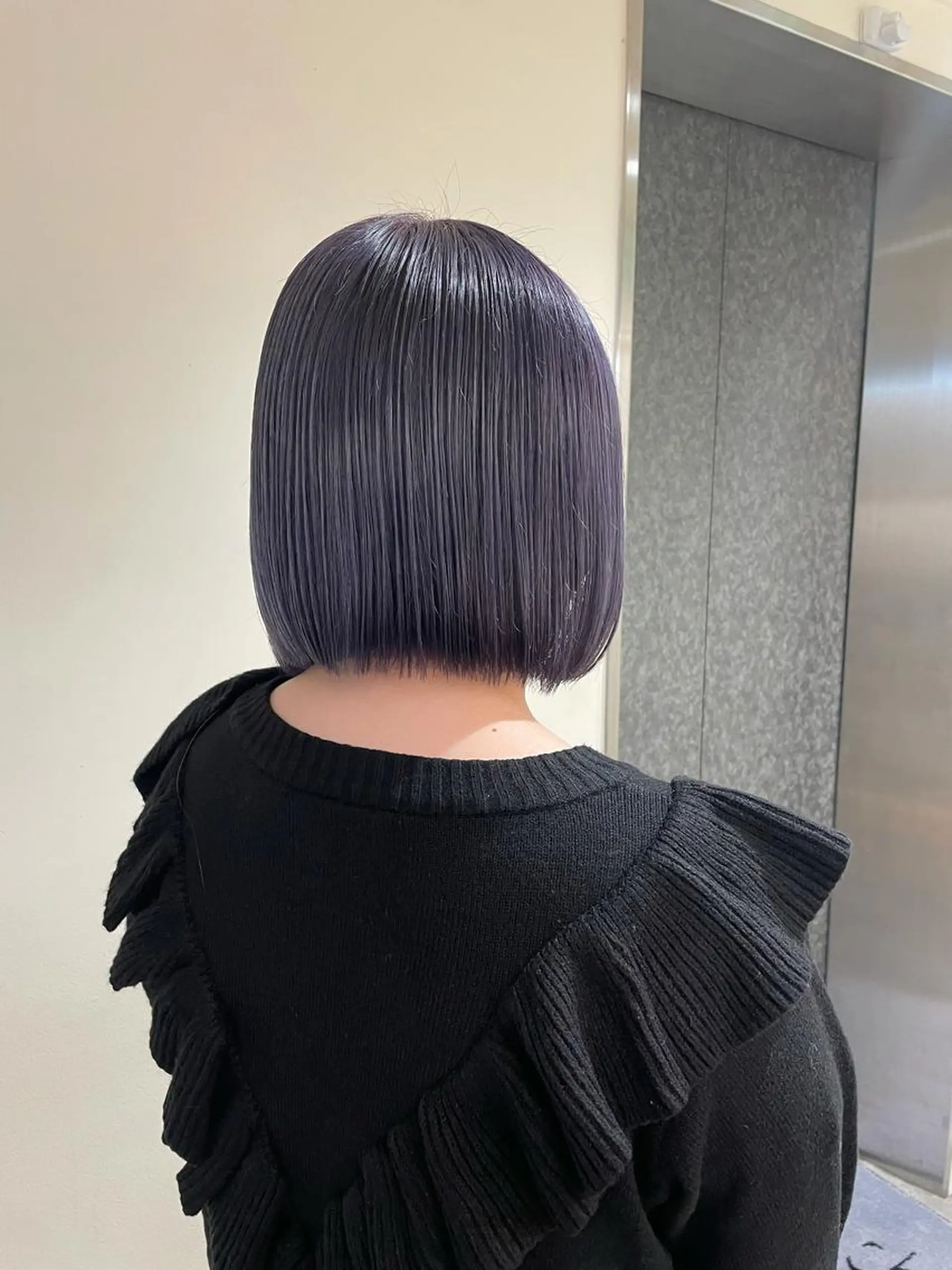 ショート パープルカラー soyon心斎橋所属・♡透明感/艶カラー/ M a I ♡のヘアスタイル