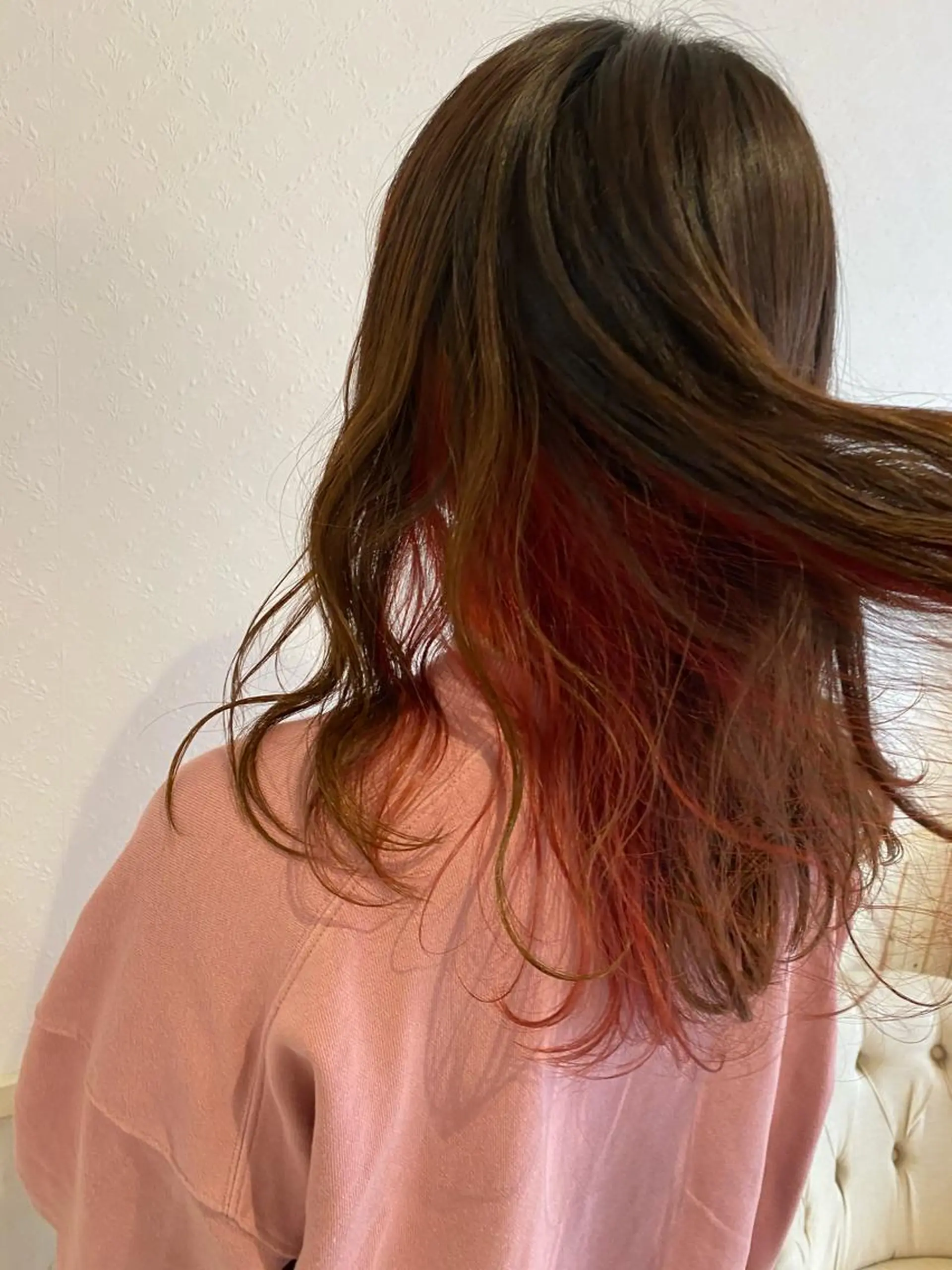 ロング カラー ヘアカラー 宮内 真乃のヘアスタイル