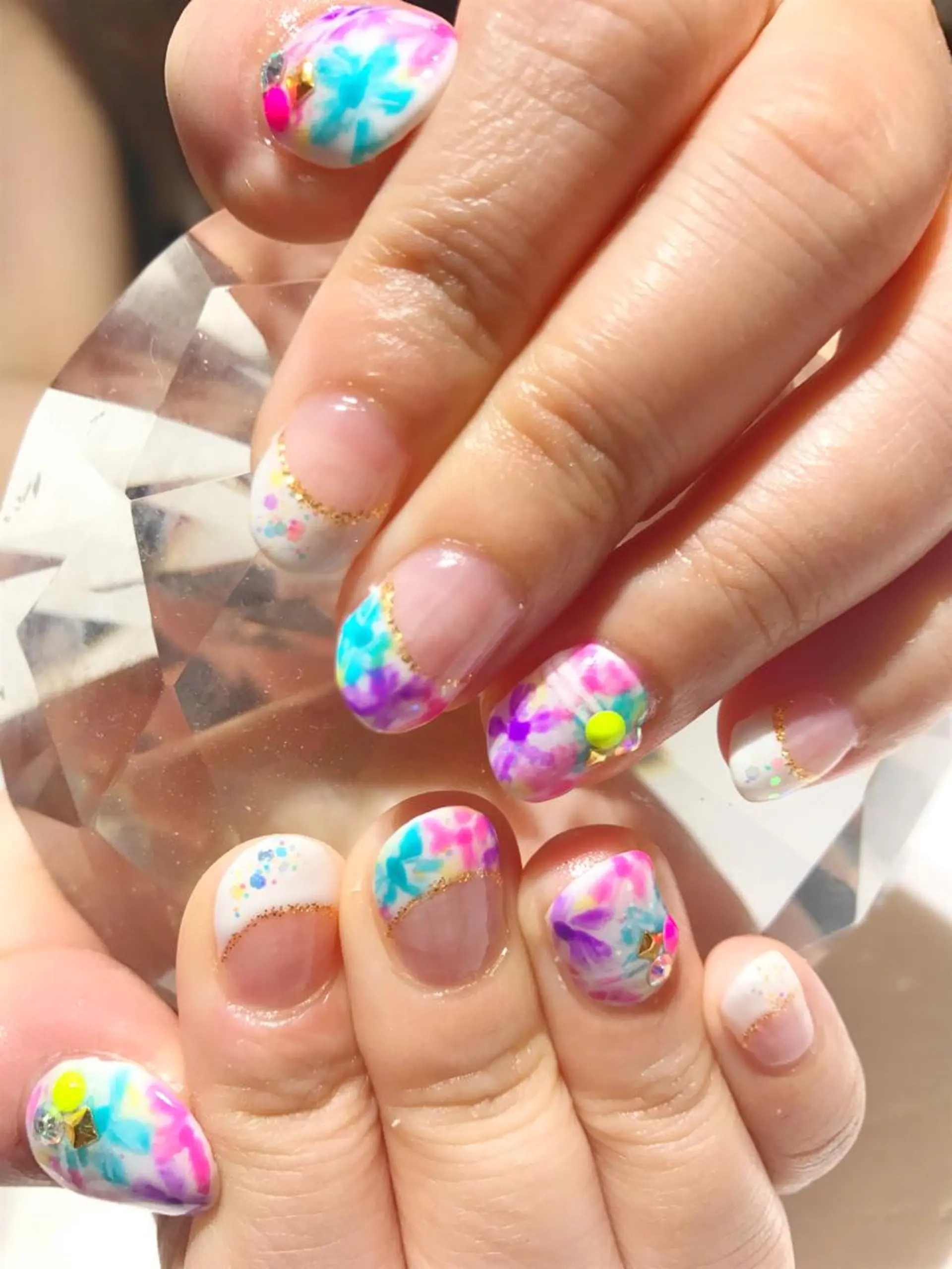 ネイル ジェルネイル シンプルネイル YUN 💅のネイルデザイン