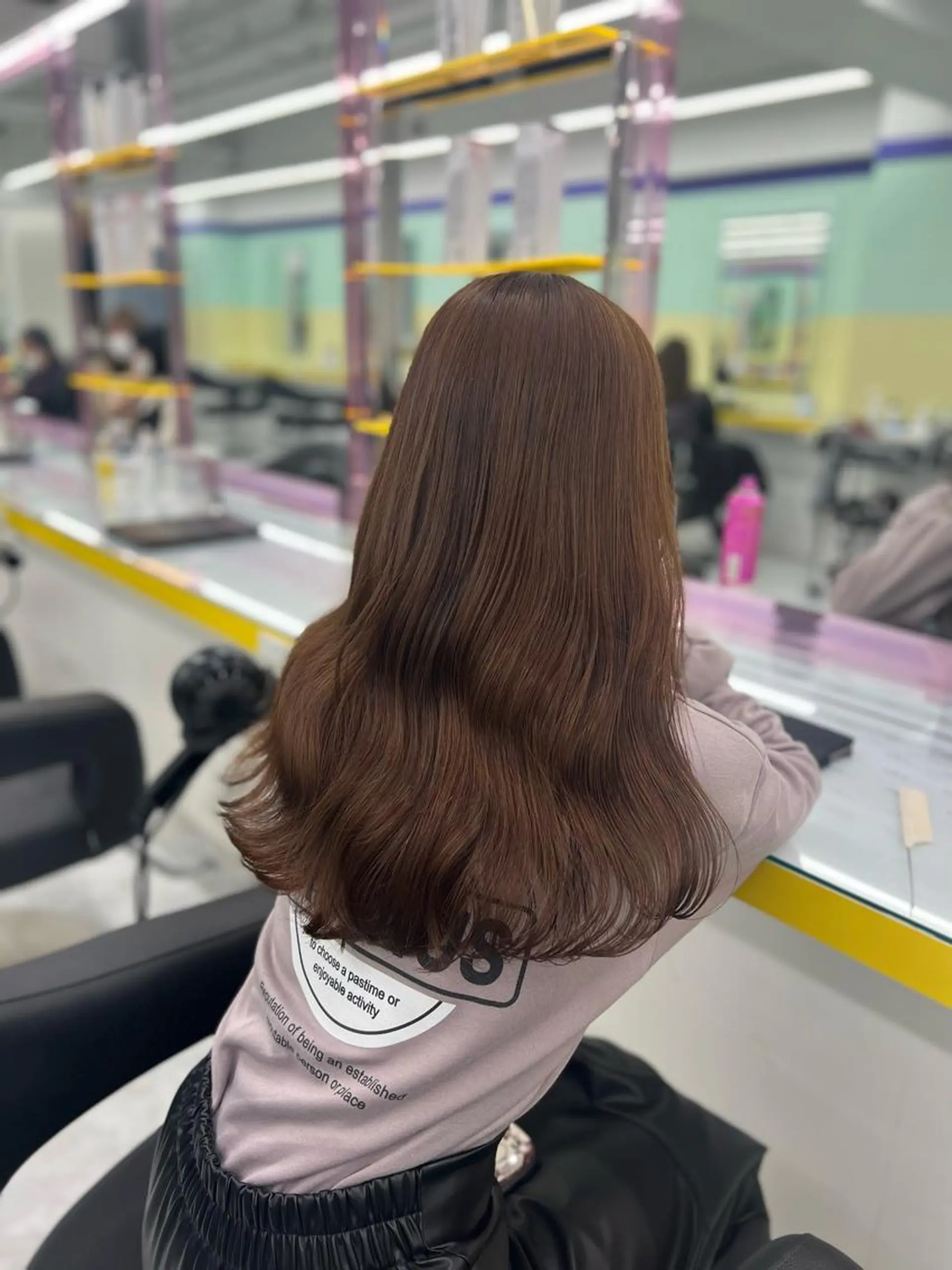 ロング カラー パーマモデル募集💖 まなみのヘアスタイル