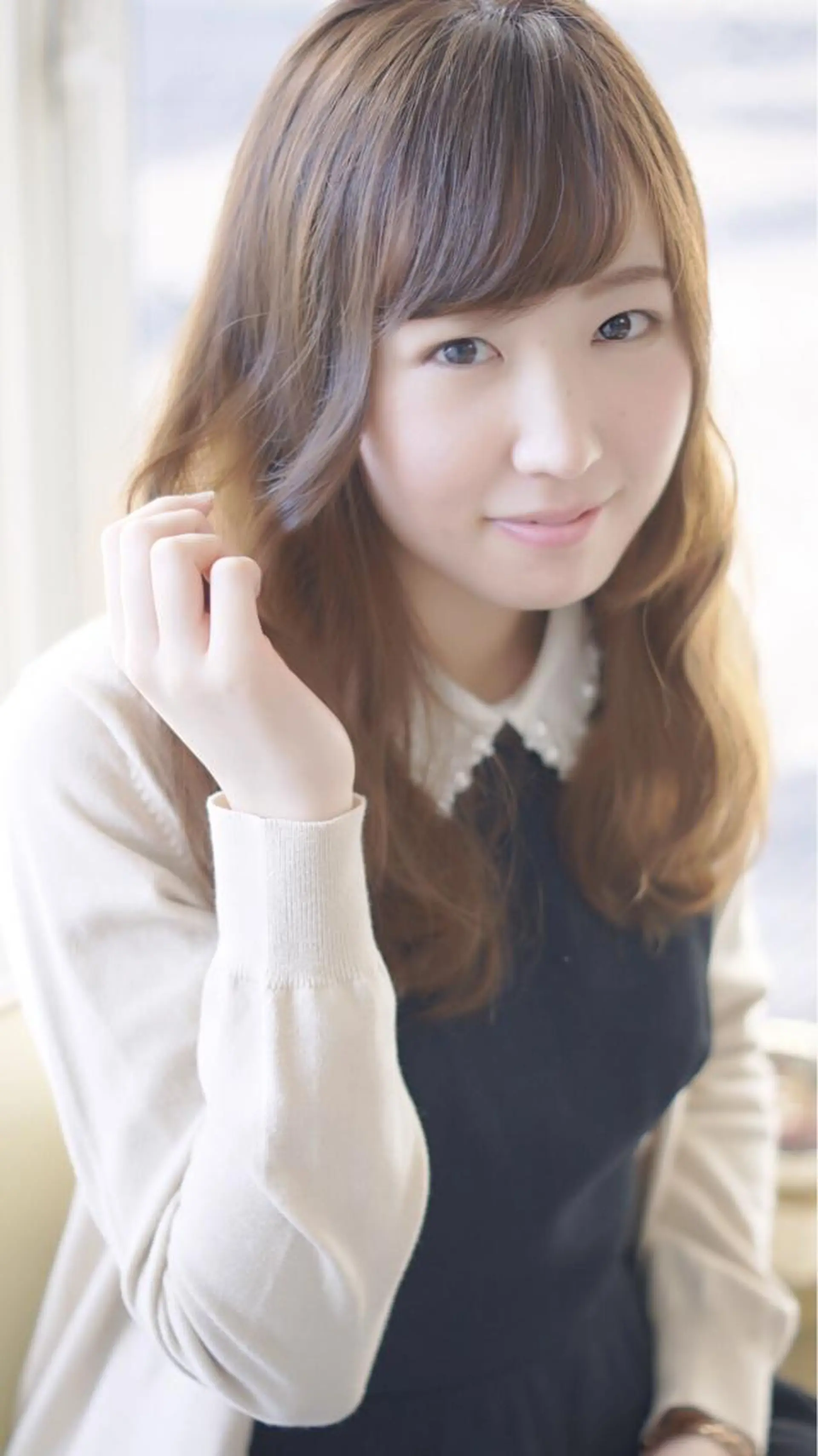 セミロング カラー パーマ NOW･インパルス所属・【滝川市 美容師】 髙橋昌也のヘアスタイル