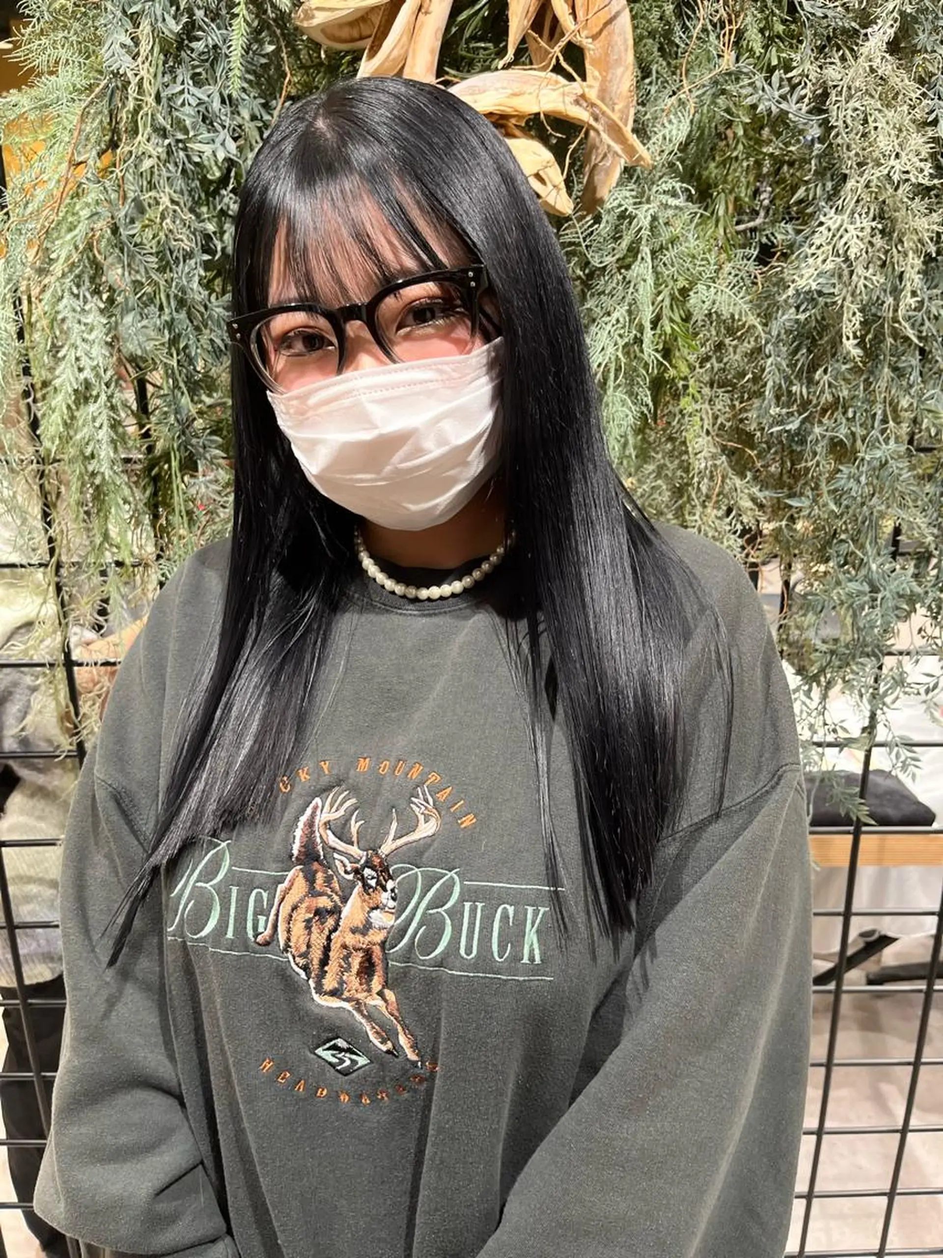 ロング カラー ヘアカラー ウルフ.クロスパーマ 🖤RYOKAのヘアスタイル