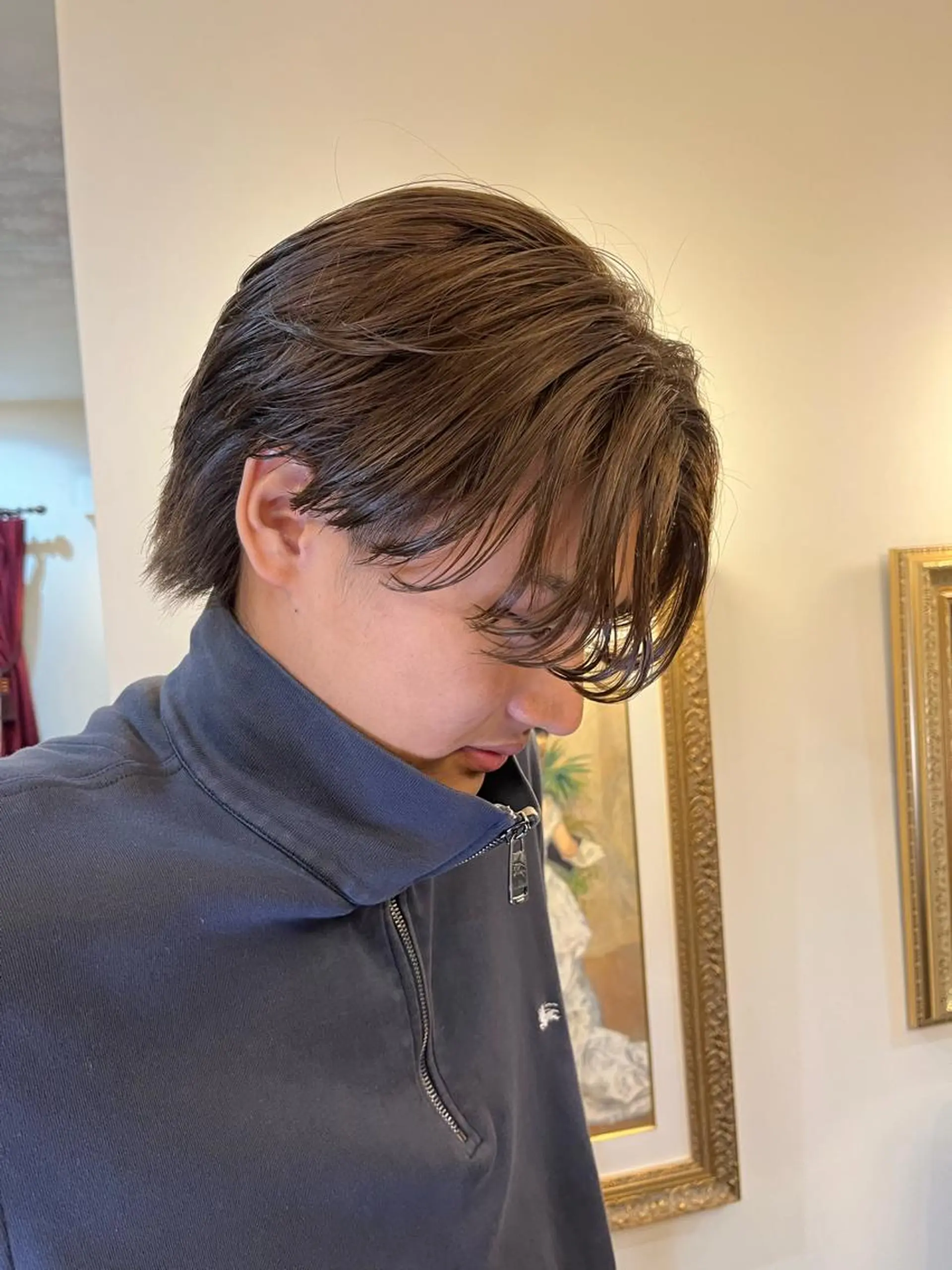 カラー メンズ メンズブリーチ ブリーチ 透明感カラー ブリーチなしカラー カット ヘアカラー FLORIAN所属・HARUTA /FLORIAN田原のヘアスタイル
