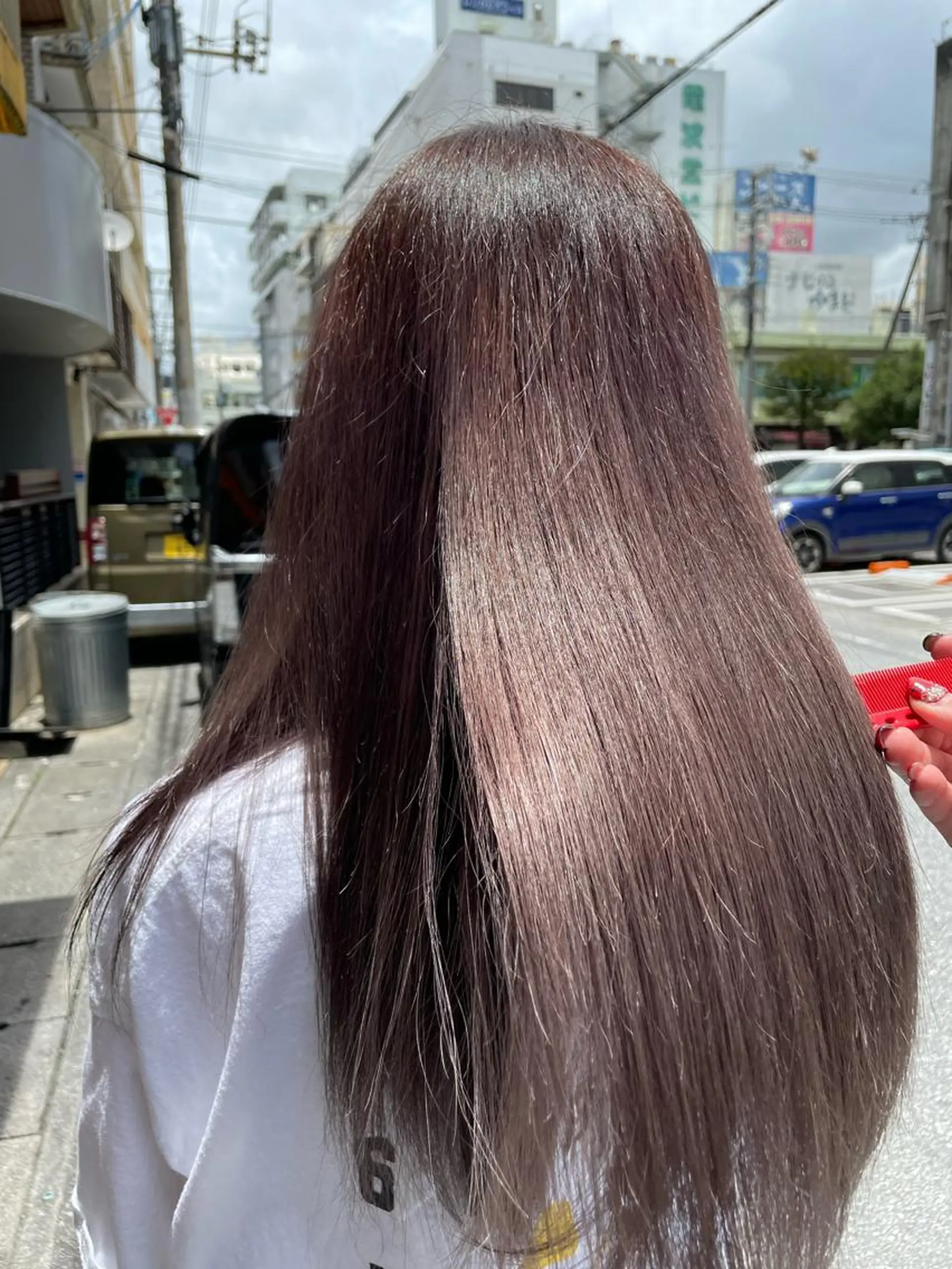 ロング カラー ヘアカラー miloc那覇 MIKUのヘアスタイル