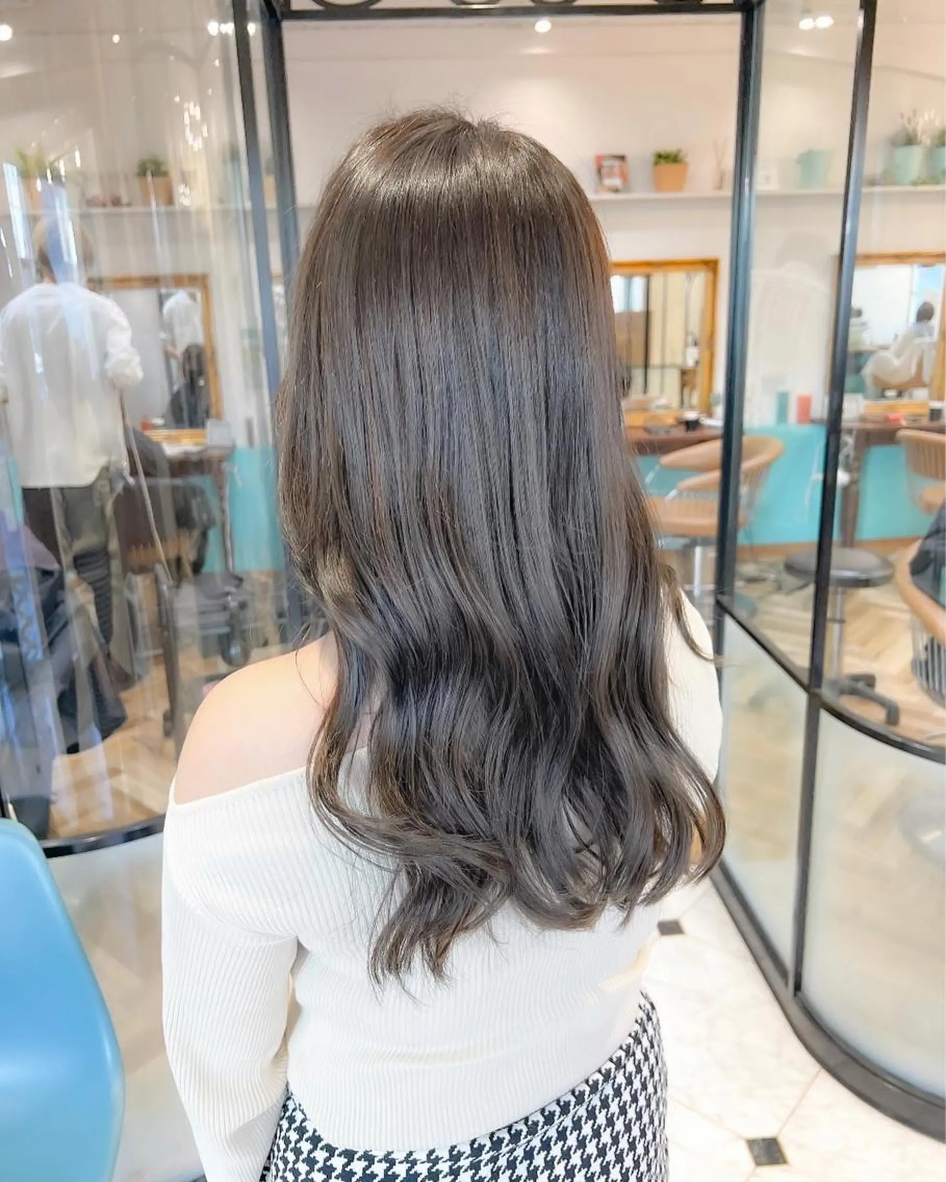 ロング カラー カット ヘアカラー トリートメント 🇰🇷韓国レイヤー 錦糸町【北山謙三】のヘアスタイル