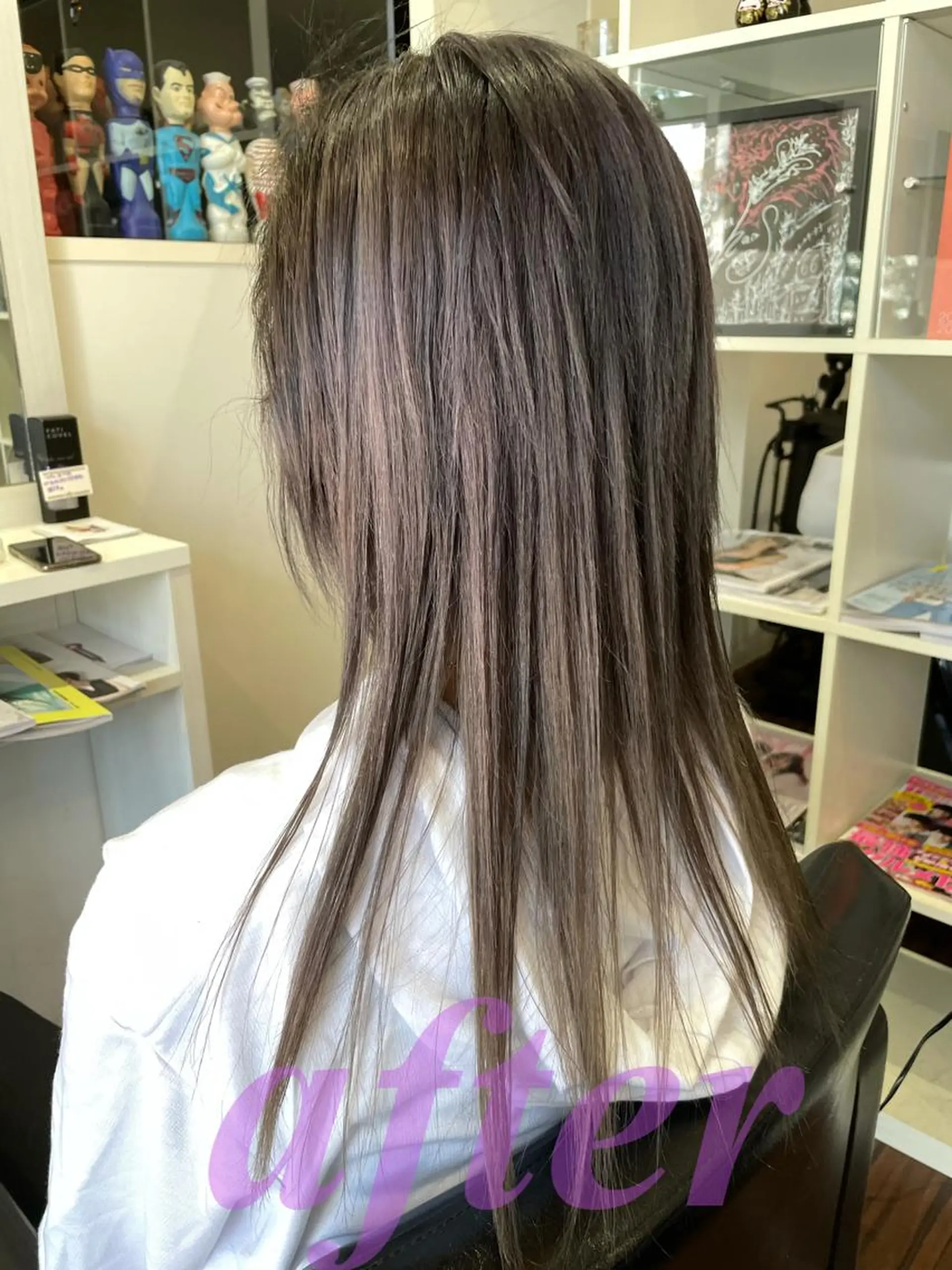 ロング SHINYA シンヤヘアーズのヘアスタイル