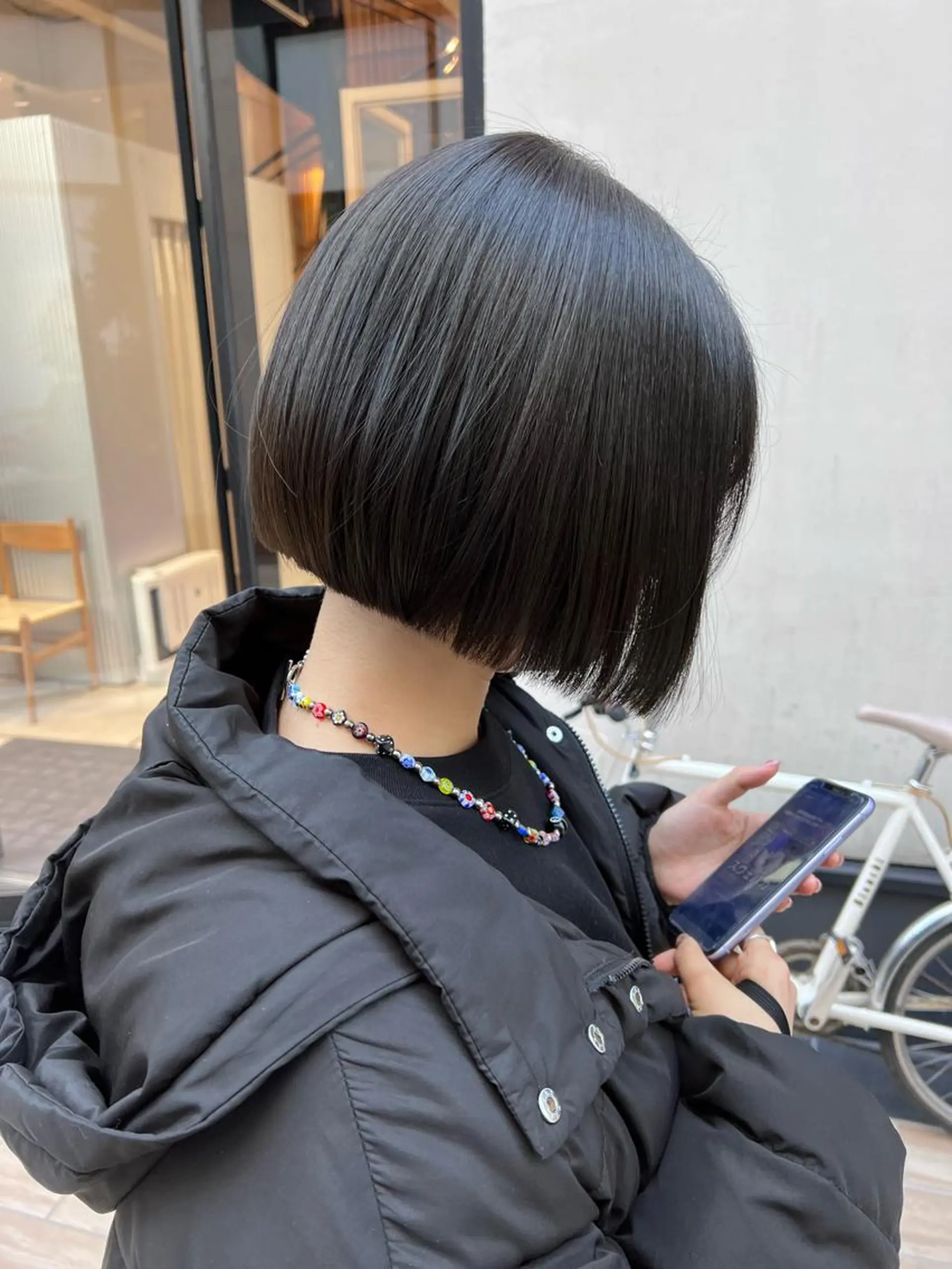 ミディアム カラー カット トリートメント ally hairsalon所属・Emi .のヘアスタイル