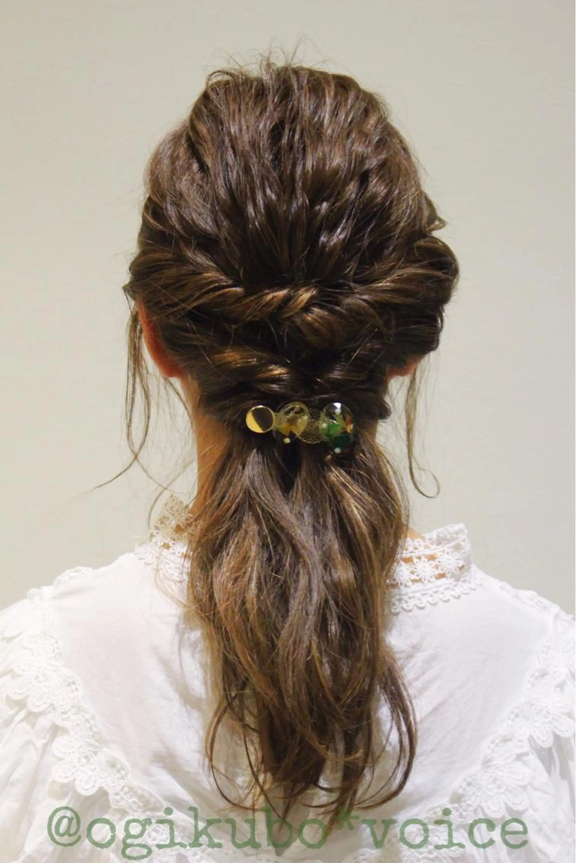 ミディアム ヘアアレンジ ヘアセット ショート×カラー 🦊堀米早紀【荻窪】のマツエク・マツパデザイン