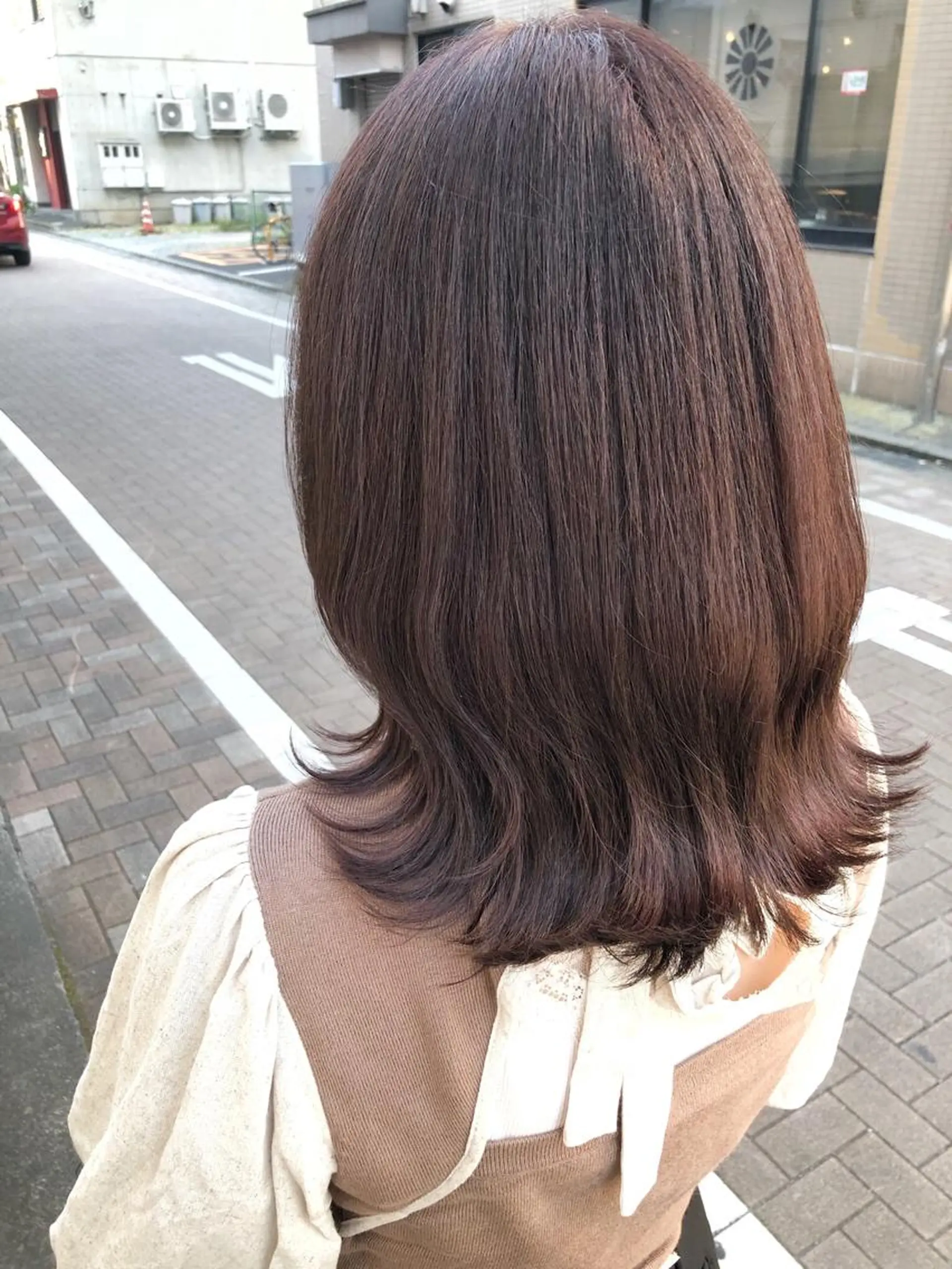 ミディアム ヘアカラー force hair所属・🫧富田 苑実🫧のヘアスタイル