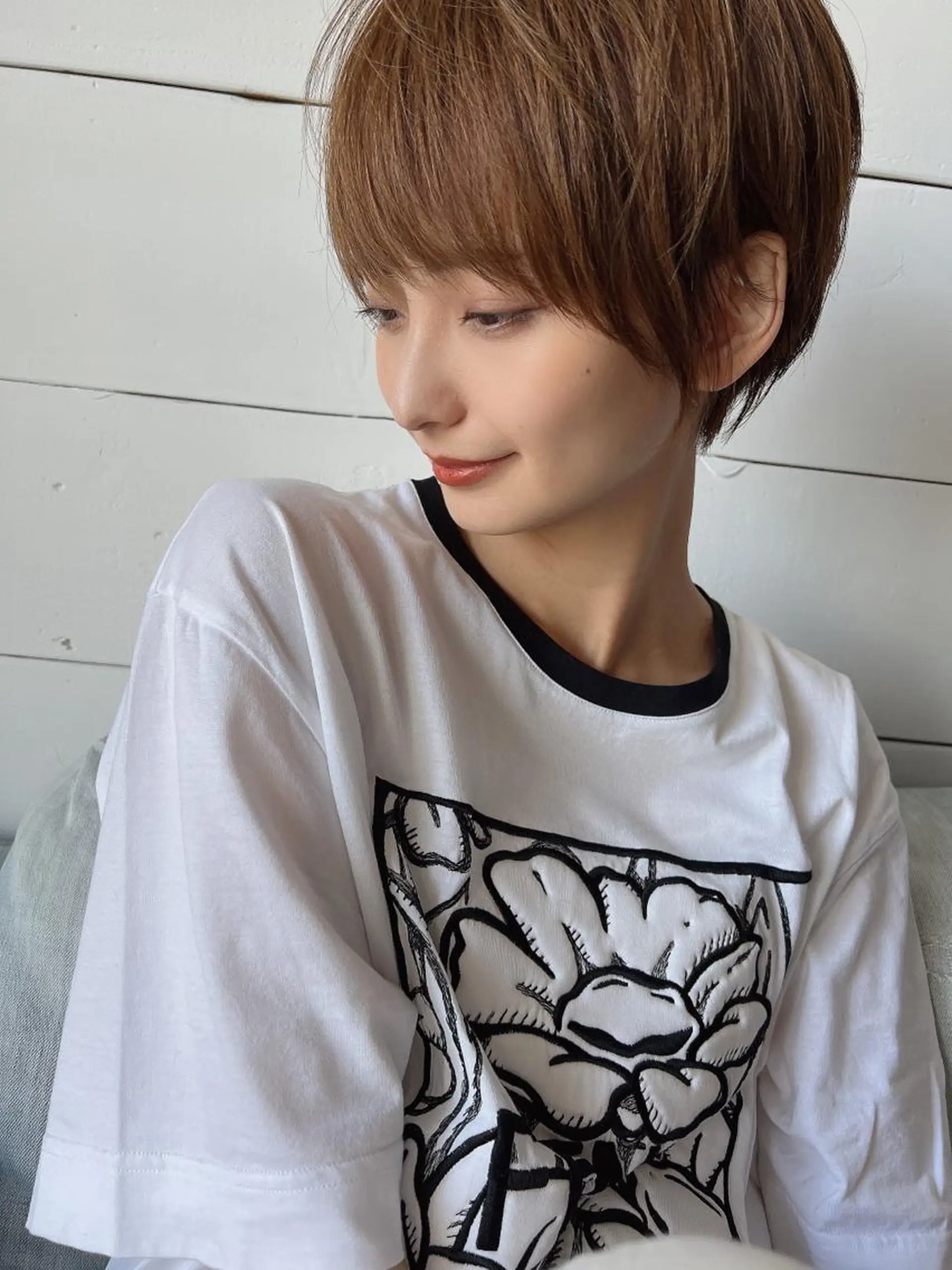ショート ヘアカラー ソムリエ 認定者/山城慶伍のヘアスタイル