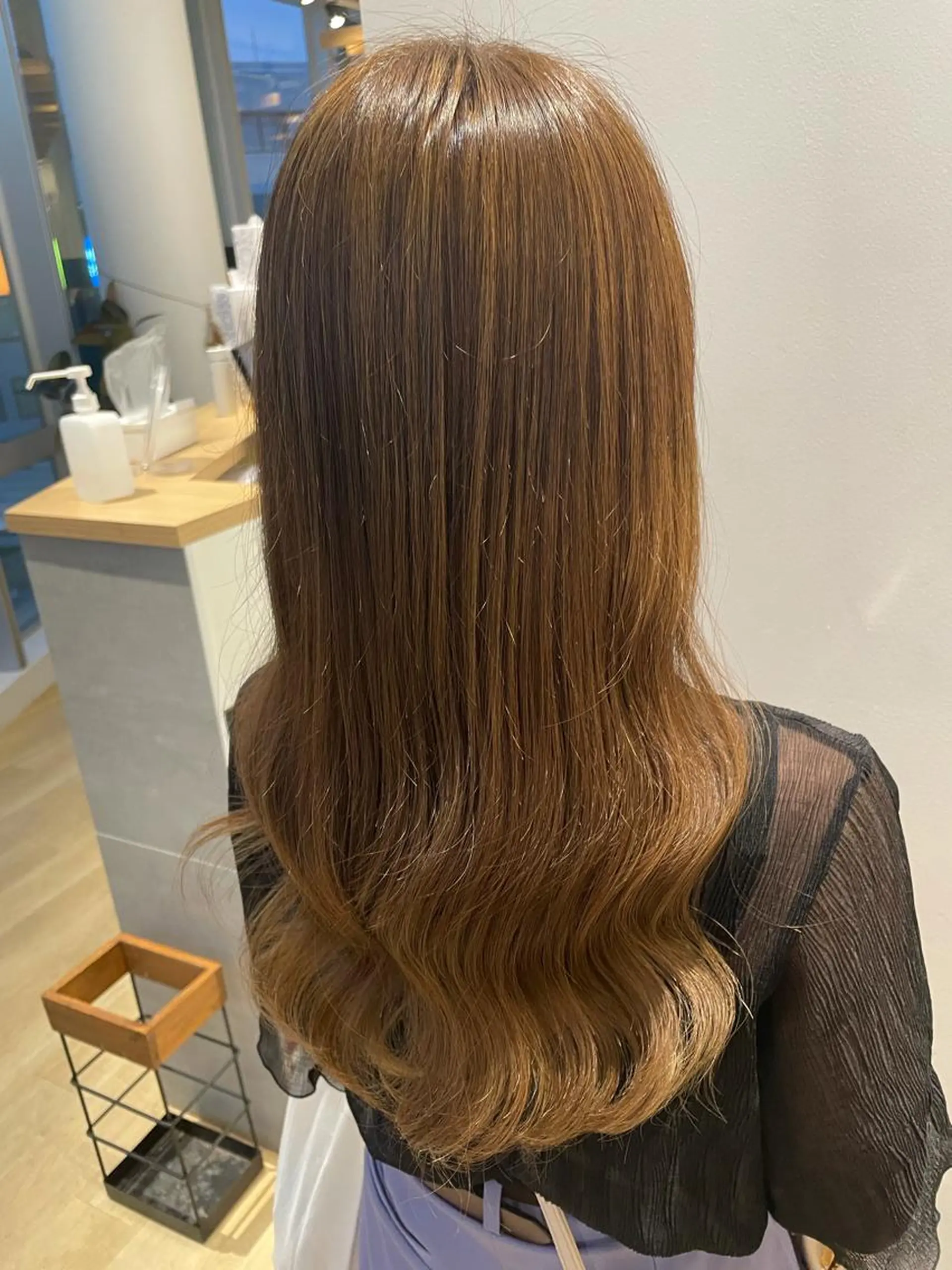 ロング カラー ヘアカラー トリートメント 美髪形成！色素改善！ 秋田　和輝のヘアスタイル