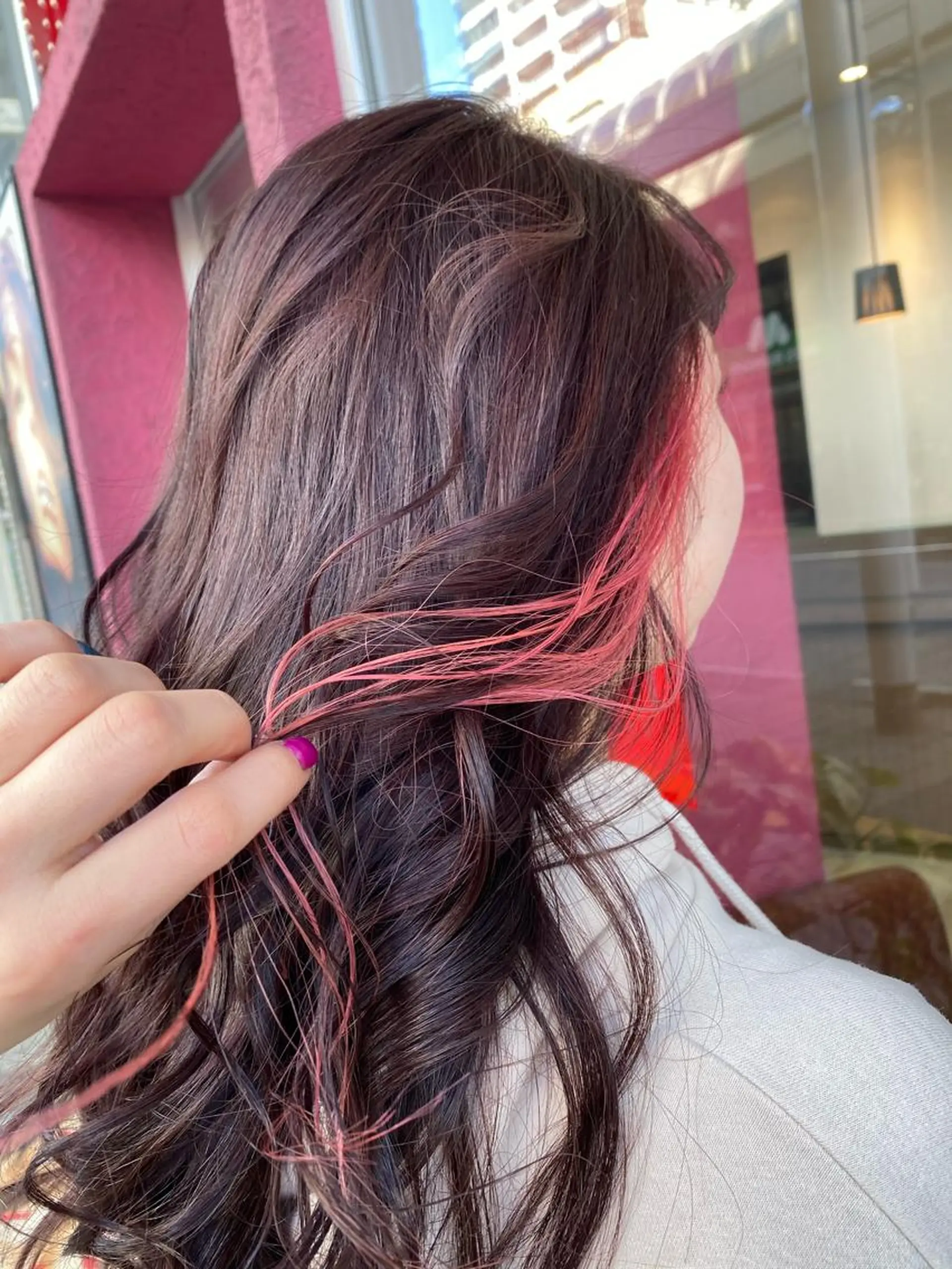 ロング カラー イヤリングカラー mori  by little所属・デザインカラー✨新倉 佑奈のヘアスタイル