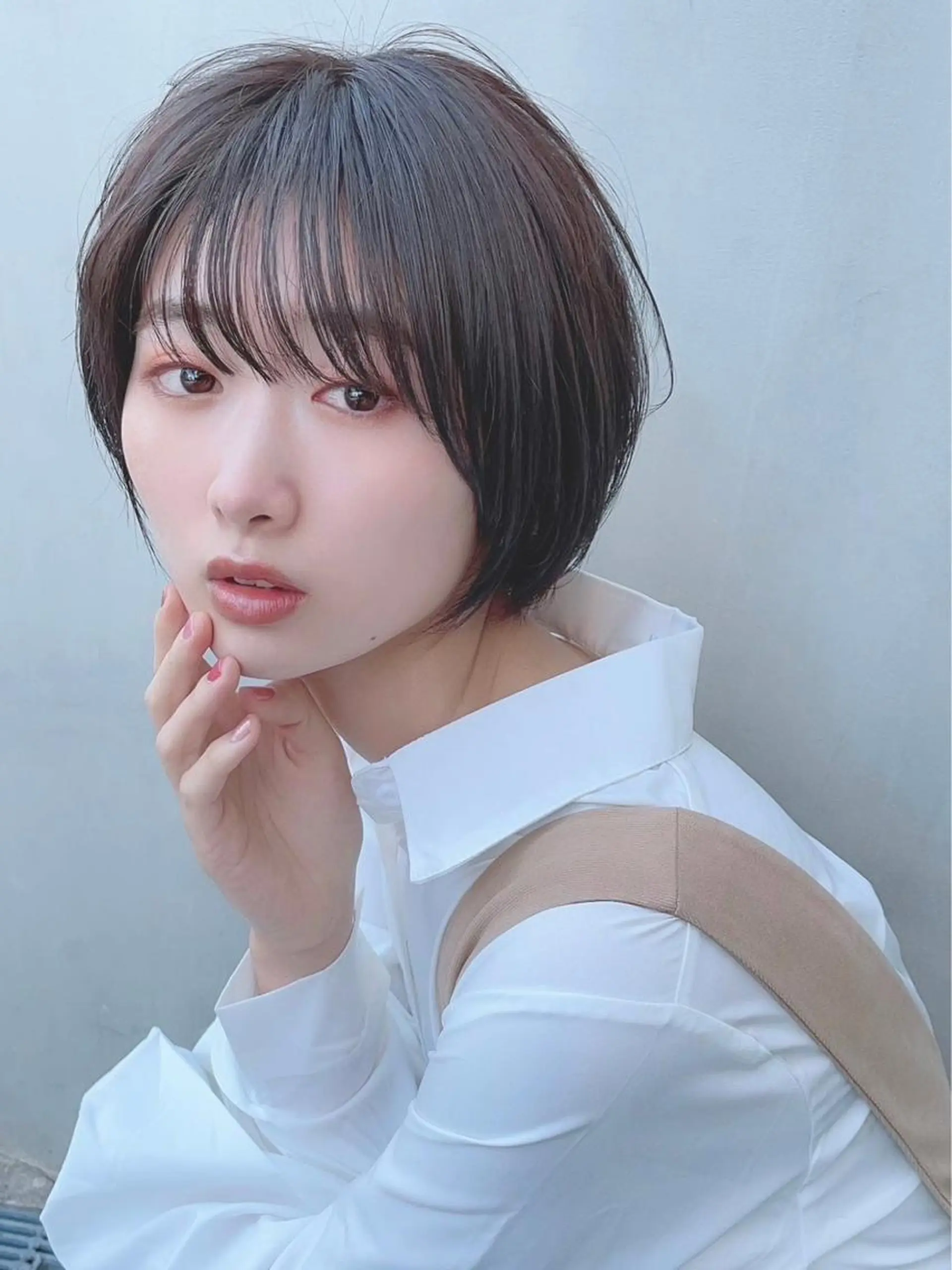 ミディアム カラー パーマ ヘアアレンジ 【公式】amble luxe池袋東口💛のヘアスタイル