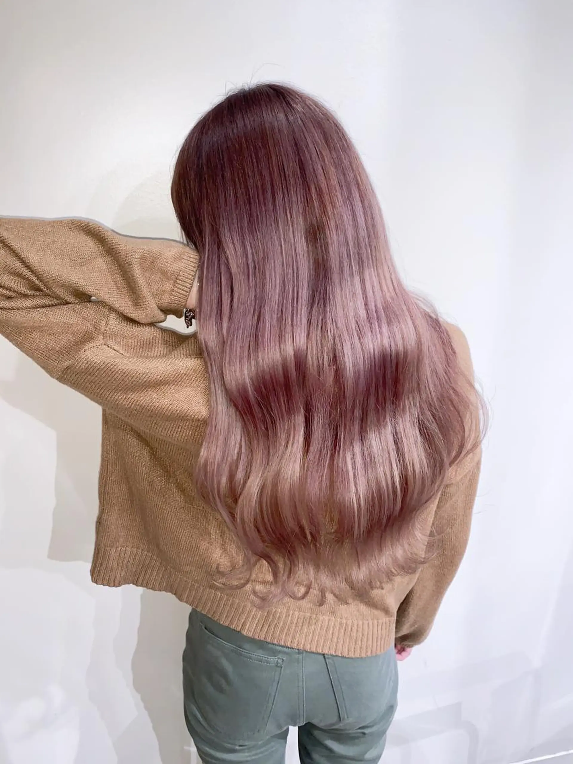 ロング カラー 渋谷/複雑履歴を救う サロン🤍なじむエクのヘアスタイル