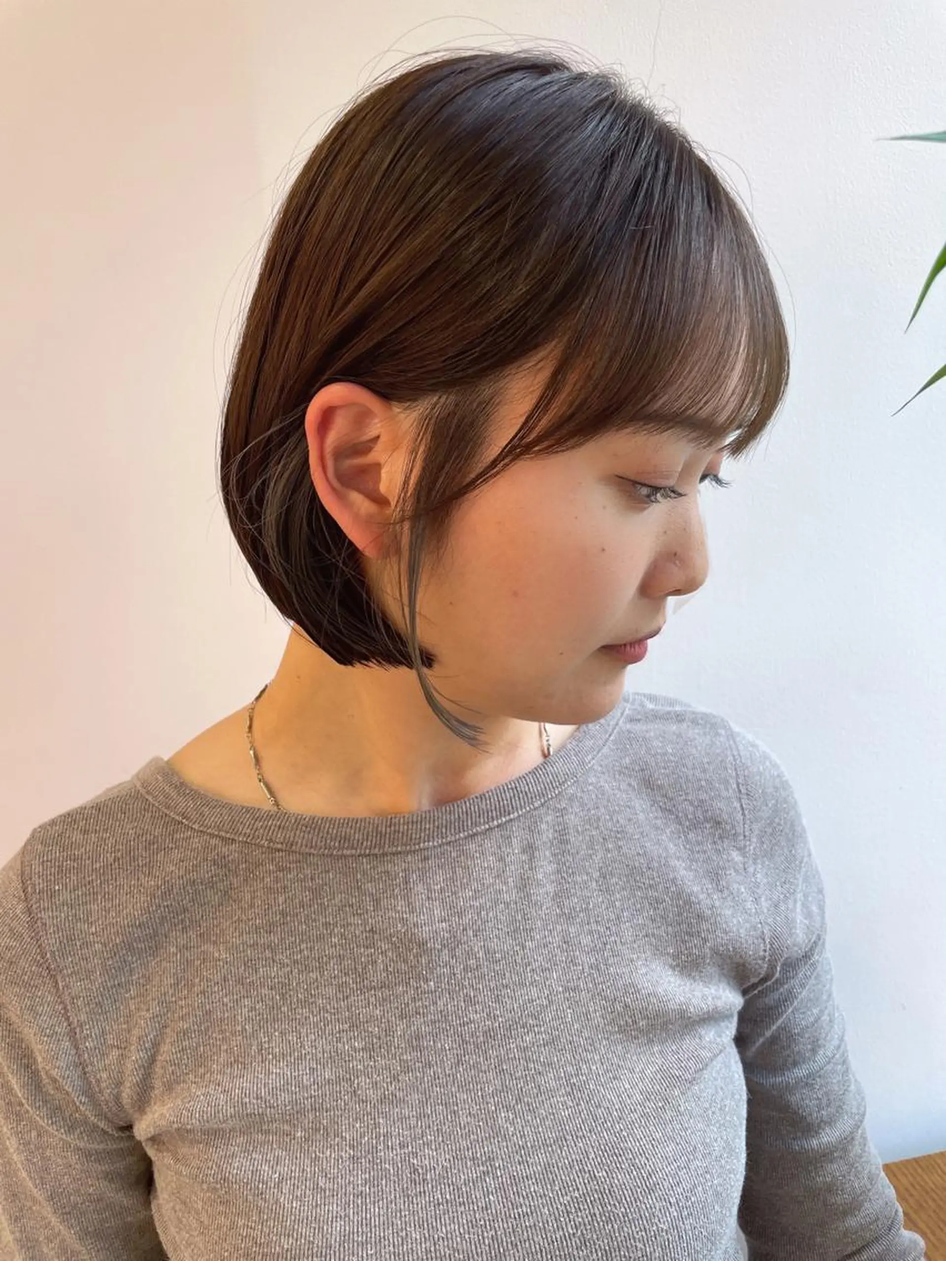 セミロング カラー wixy    mimi所属・透明感カラーの人 ベージュの王様のヘアスタイル