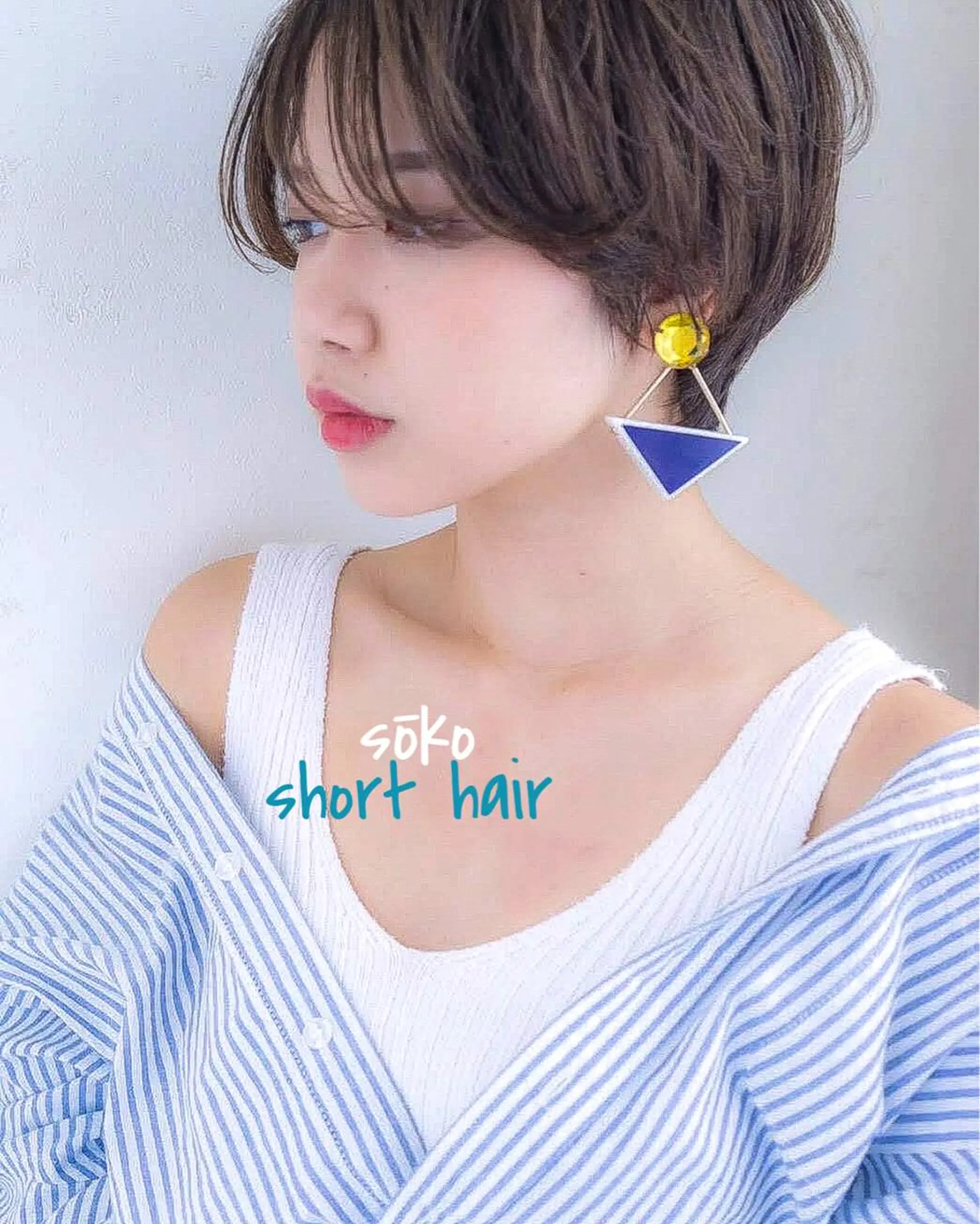 ショート カラー パーマ ヘアアレンジ マツエク・マツパ カット ヘアカラー トリートメント sōko   Hair&Nail Salon所属・透明感カラー 🌛 mayuのヘアスタイル