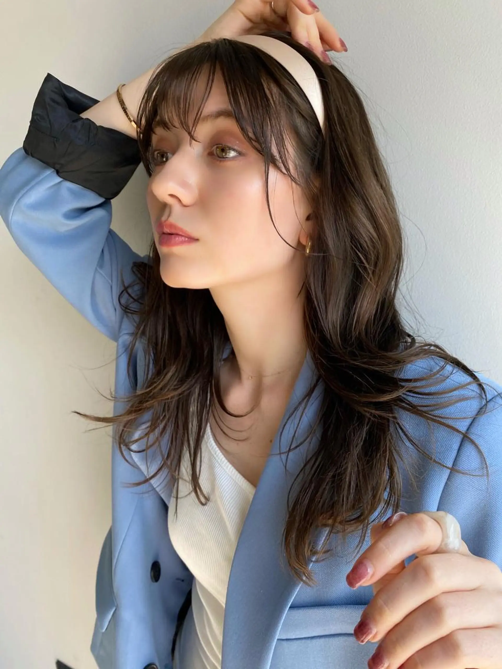 セミロング カラー オリーブカラー RAYGLOW  by Headlight 東海店所属・海外ヘア スタイルRIOのヘアスタイル