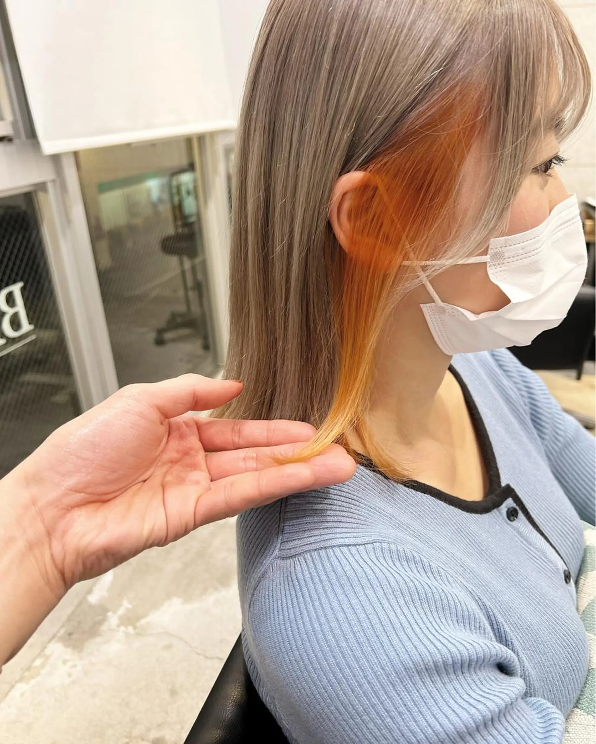 カラー LITTY所属・山永 圭介のヘアスタイル
