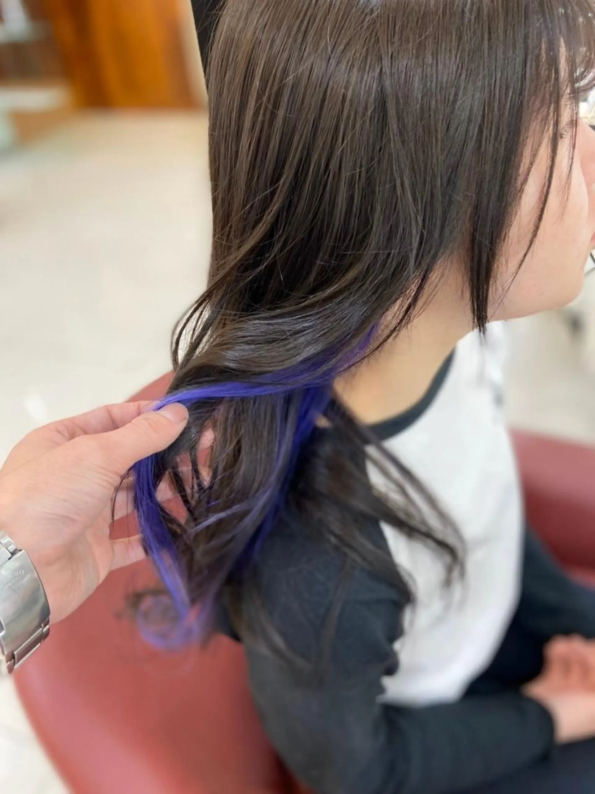 ロング カラー 瀬川 茉衣子のヘアスタイル