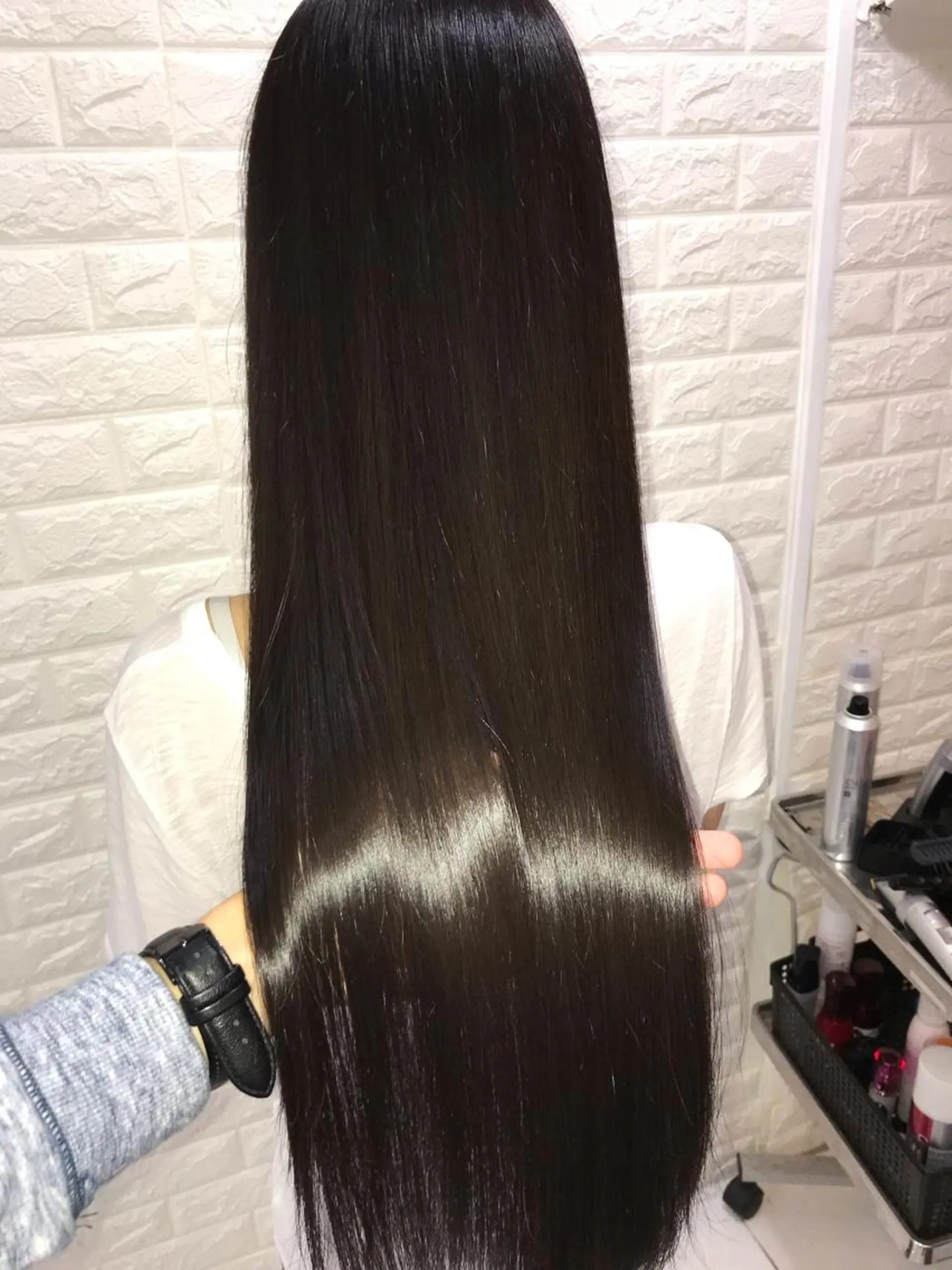 ロング 髪質改善 20代半ば上質なへア ケア 髪質改善 大西のヘアスタイル
