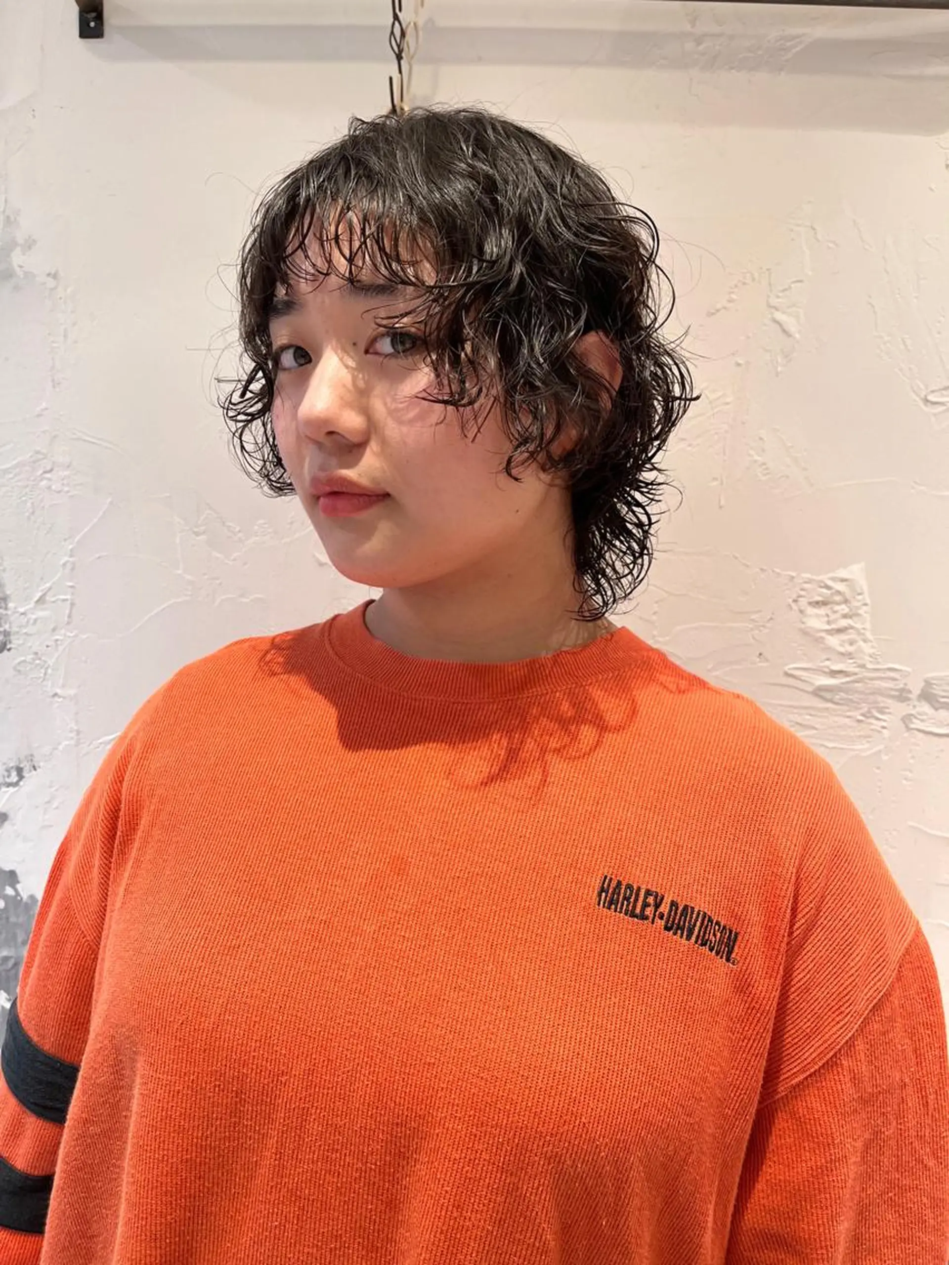 ミディアム パーマ ミディアムパーマ ニュアンスパーマ カット ヘアカラー ヘッドスパ irwi/イルウィ所属・miku🎀門前仲町 ブリーチ・レイヤーのヘアスタイル