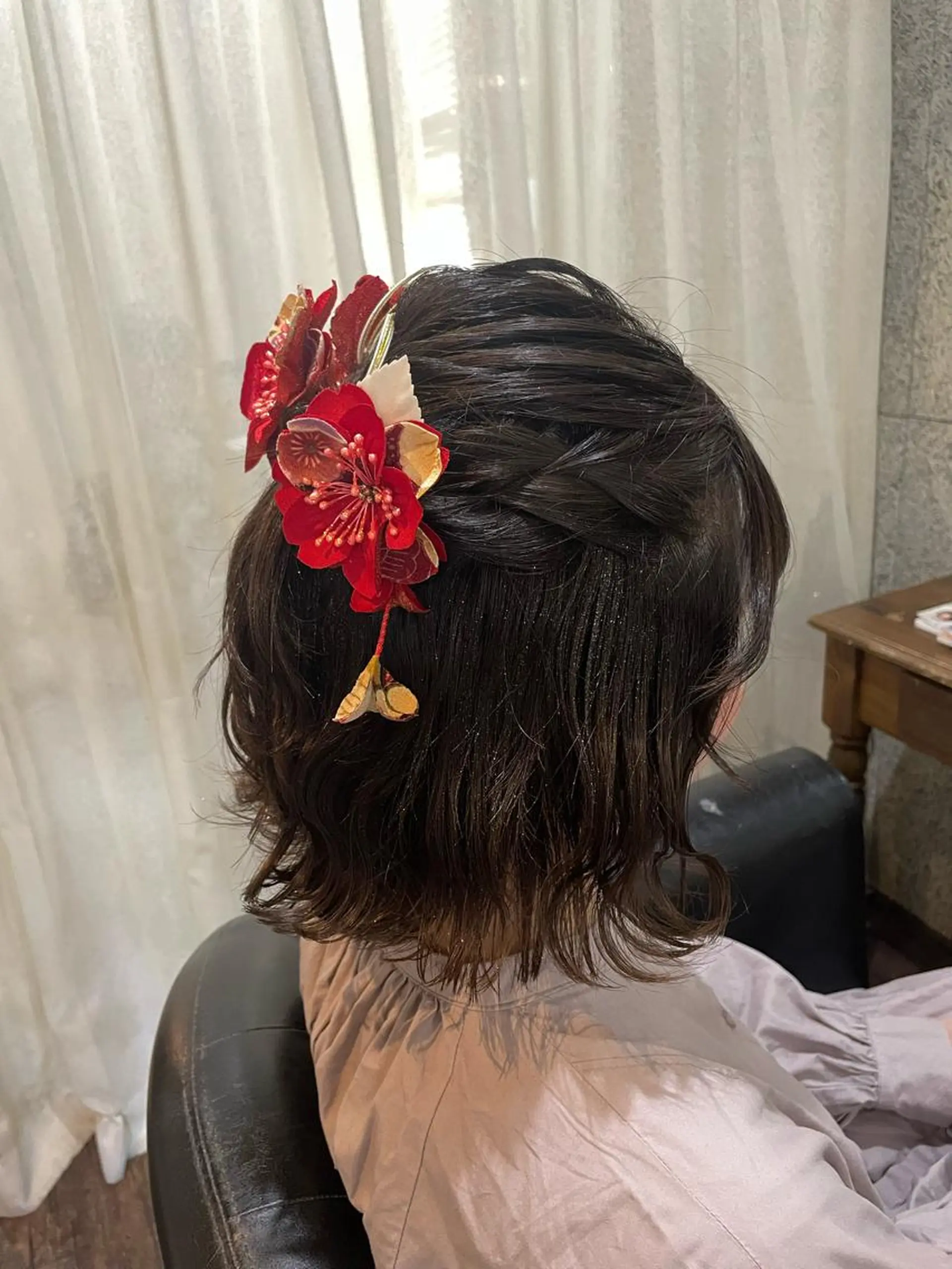 ショート ヘアアレンジ 成人式 ヘアセット Hair Labo ASH所属・Hair Labo ASH  あみん♡のヘアスタイル
