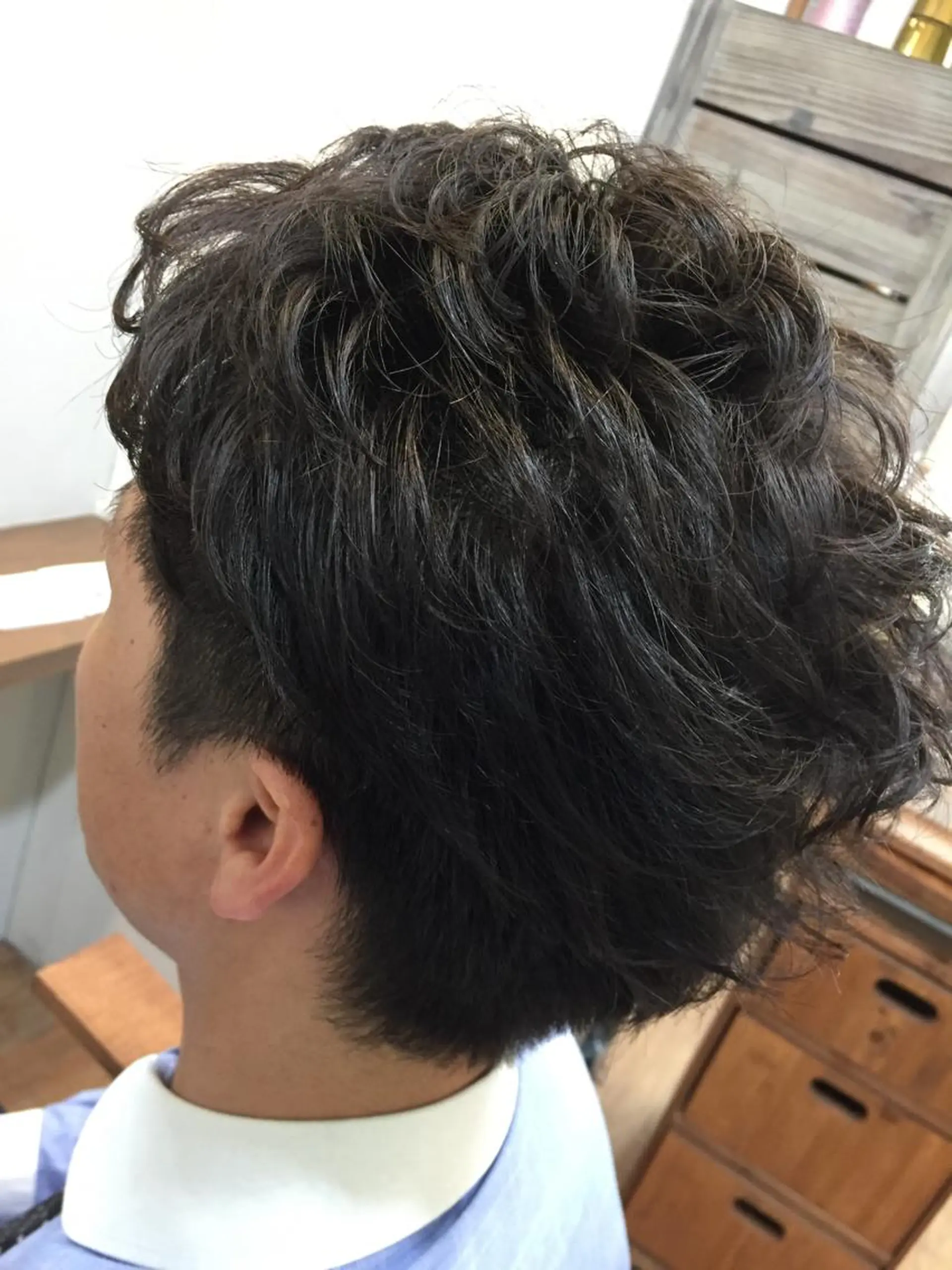 ショート パーマ メンズ メンズパーマ ツーブロック ◇おの あすか◇のヘアスタイル