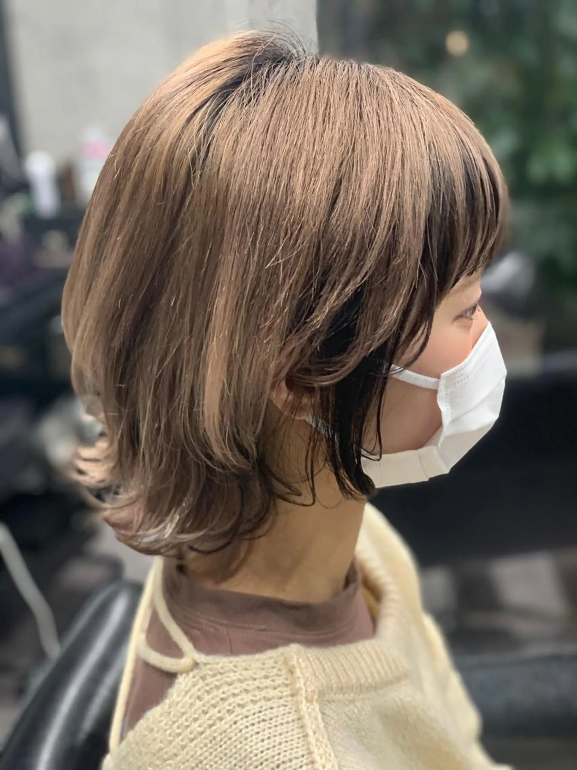 ミディアム カラー tokute 高円寺店のヘアスタイル