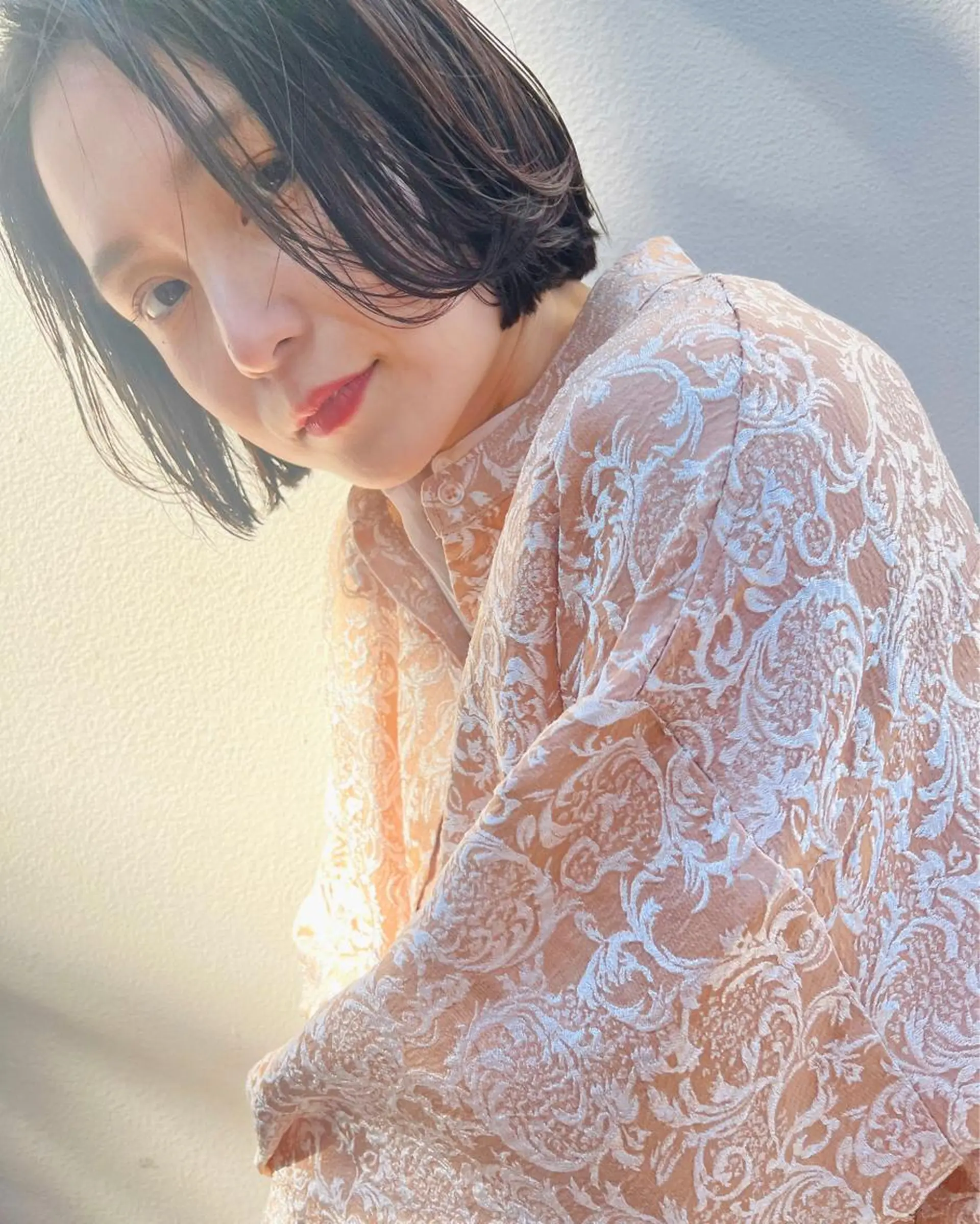 ショート 顔まわりレイヤー🎀 くぼやま　みおのヘアスタイル