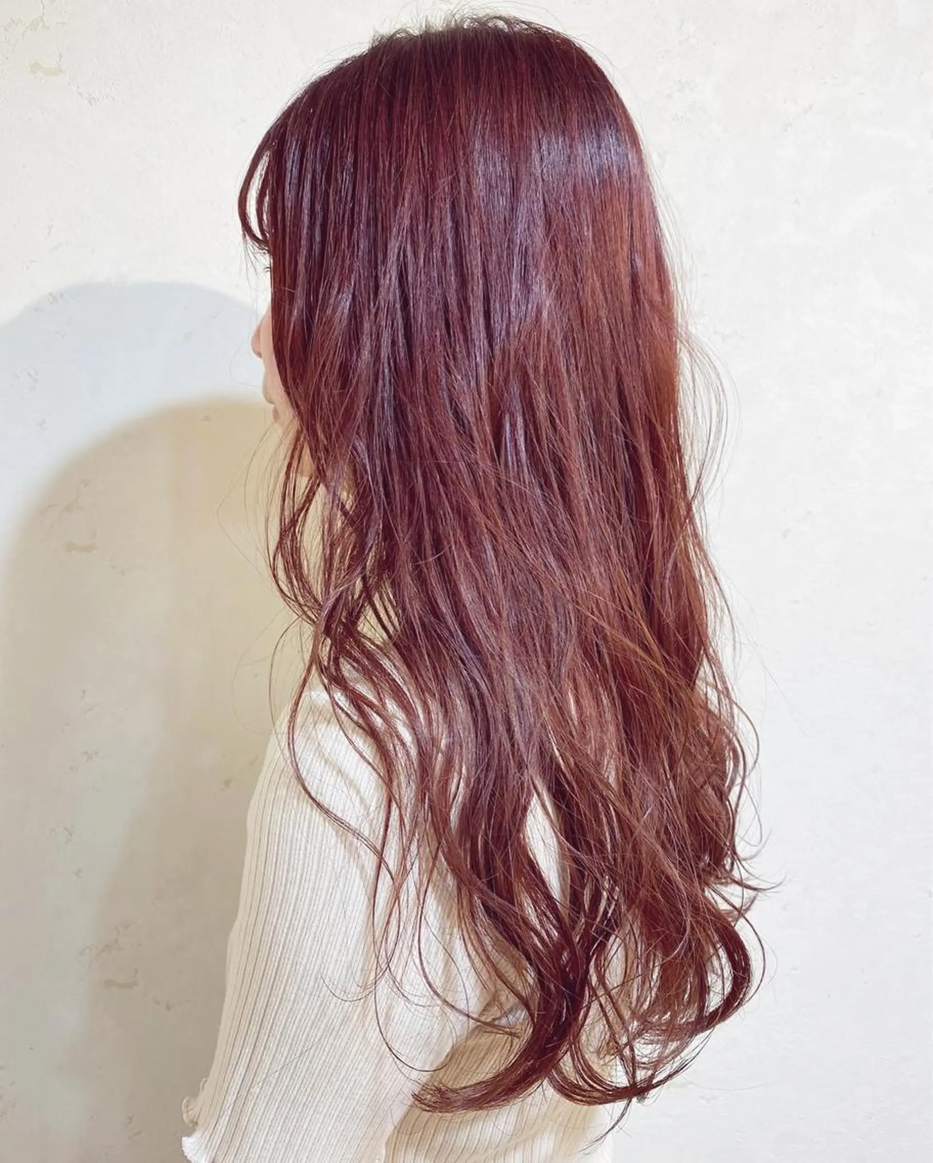 ロング カラー 畑中 愛梨のヘアスタイル