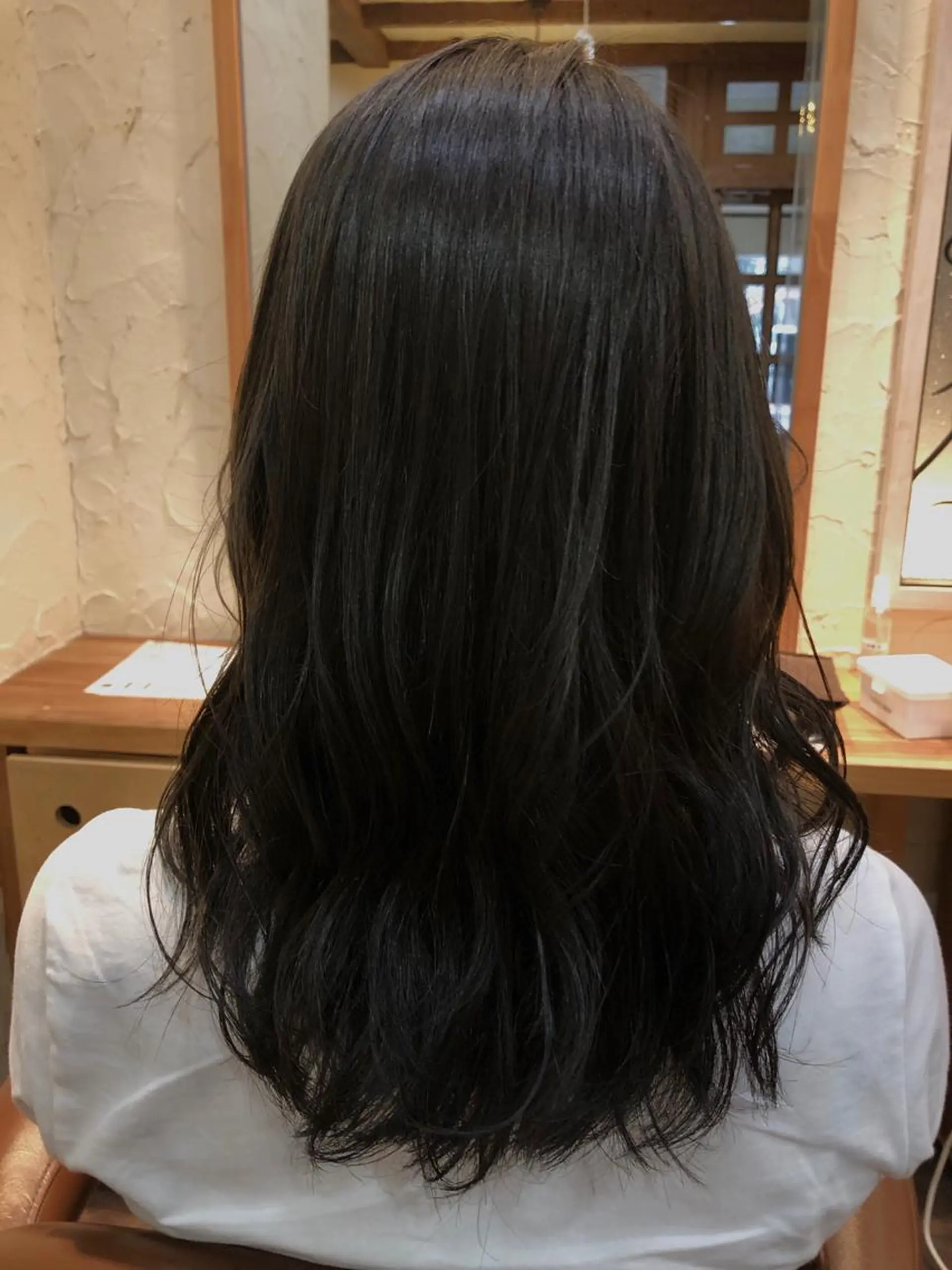 セミロング カラー アディクシーカラー 透明感カラー ダークグレー ダークグレージュ グレージュ ✨🌿大人可愛い愛さ れhair🌿✨松本のヘアスタイル